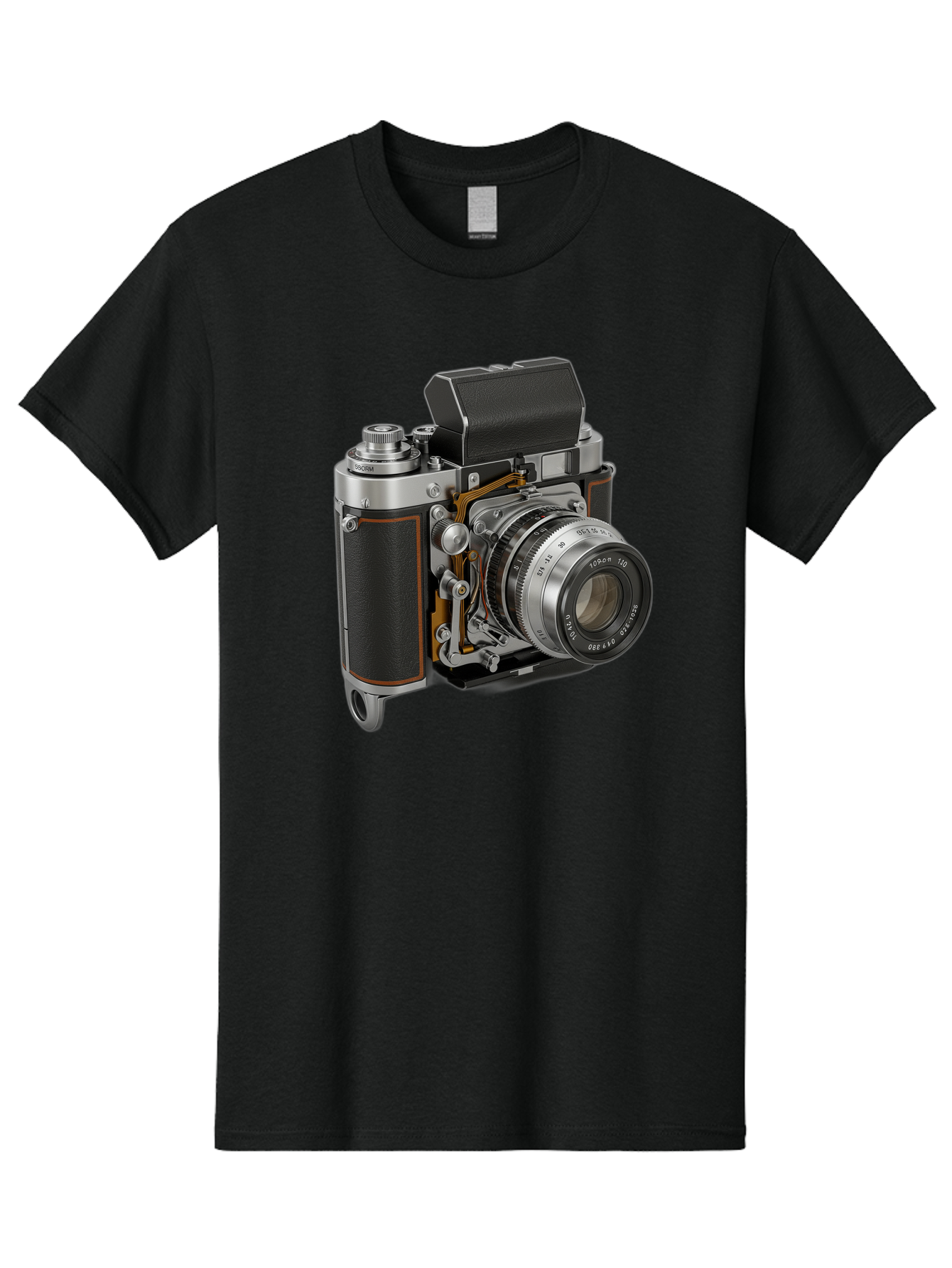 Triotar-Triotar-1-4-5-135 Men'S Graphic Tee, 100% Cotton, Comfortable Casual Summer Wear, Machine Washable, Vintage Camera, Classic Photography, Triotar 50Mm F/2.8 Lens, Retro Camera Body, Antique Camera Equipment, Photography Accessories, Bae803 8