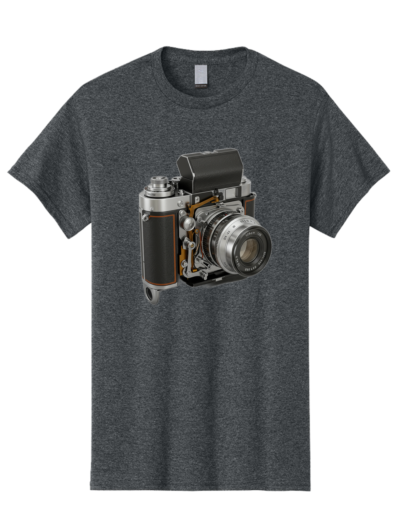 Triotar-Triotar-1-4-5-135 Men'S Graphic Tee, 100% Cotton, Comfortable Casual Summer Wear, Machine Washable, Vintage Camera, Classic Photography, Triotar 50Mm F/2.8 Lens, Retro Camera Body, Antique Camera Equipment, Photography Accessories, Bae803 13