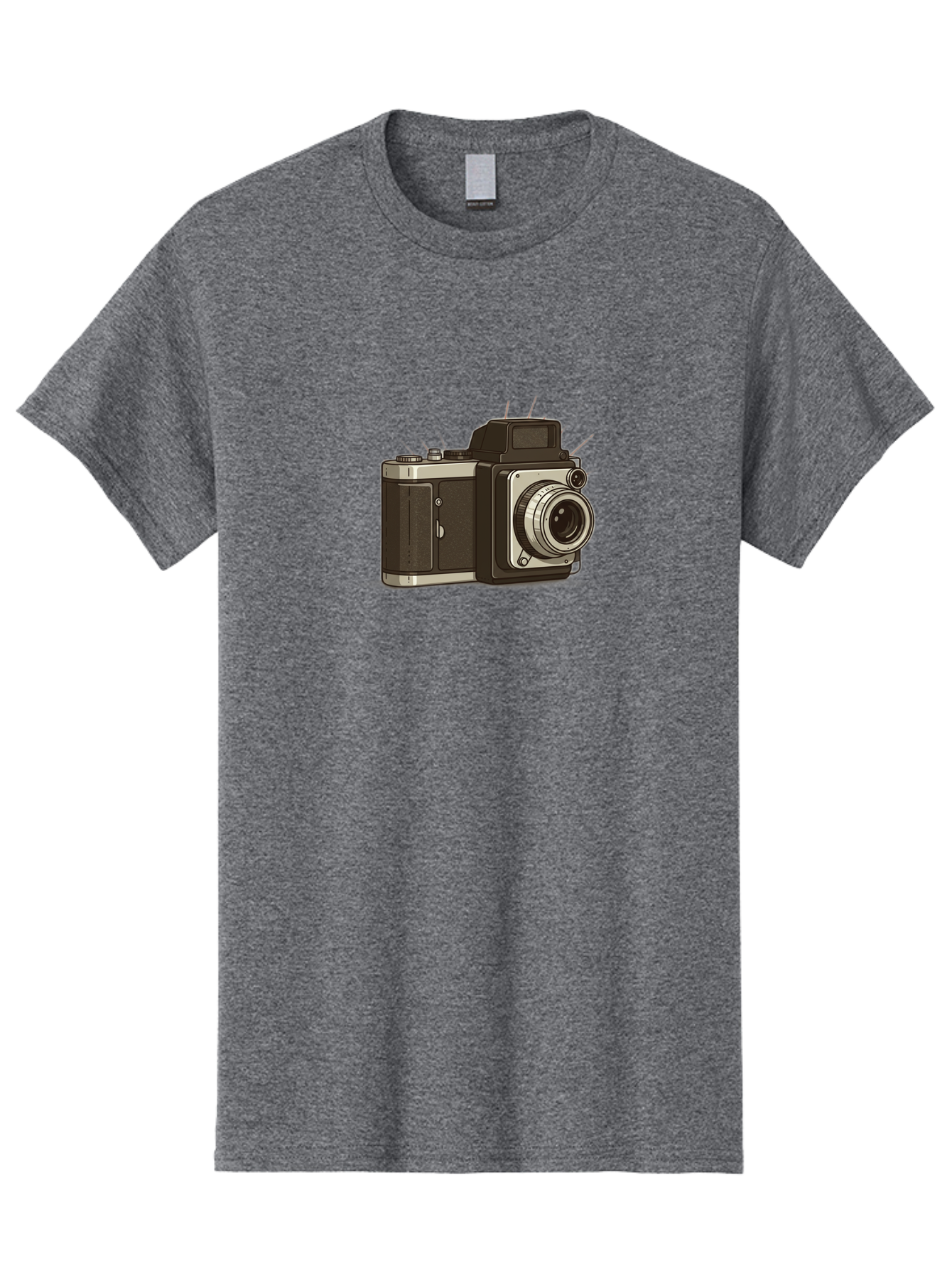 Vintage-Camera-2 Men'S Graphic Tee, 100% Cotton, Comfortable Casual Summer Wear, Machine Washable, Vintage Camera, Retro Photography, Film Camera, Classic Design, Photography Equipment, Nostalgic Feel, Camera Lens Bae806 13