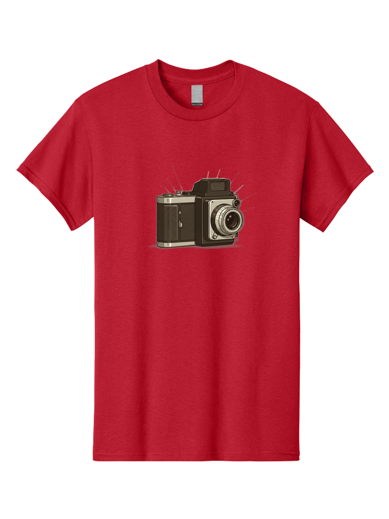 Vintage-Camera-2 Men'S Graphic Tee, 100% Cotton, Comfortable Casual Summer Wear, Machine Washable, Vintage Camera, Retro Photography, Film Camera, Classic Design, Photography Equipment, Nostalgic Feel, Camera Lens Bae806 9