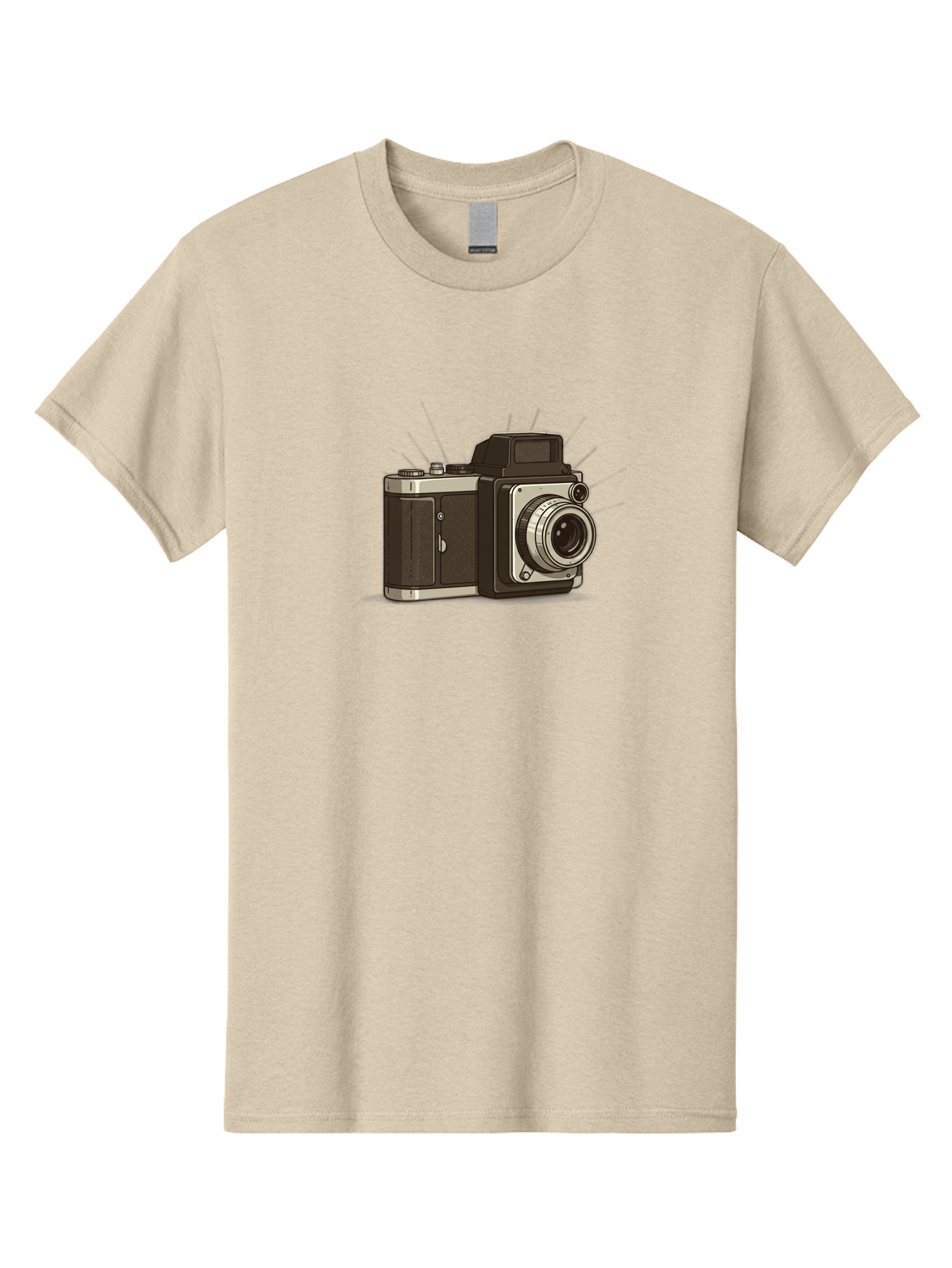 Vintage-Camera-2 Men'S Graphic Tee, 100% Cotton, Comfortable Casual Summer Wear, Machine Washable, Vintage Camera, Retro Photography, Film Camera, Classic Design, Photography Equipment, Nostalgic Feel, Camera Lens Bae806 12