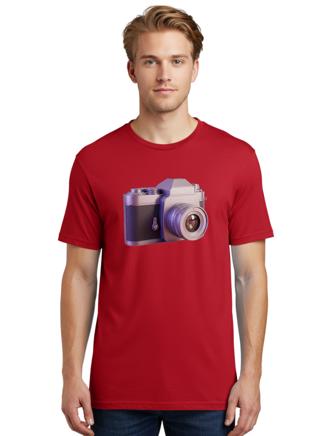 Vintage-Camera-4 Men'S Graphic Tee, 100% Cotton, Comfortable Casual Summer Wear, Machine Washable, Vintage Camera, Old Camera, Retro Photography, Film Camera, Classic Design, Photography Equipment, Camera Lens Bae808 21