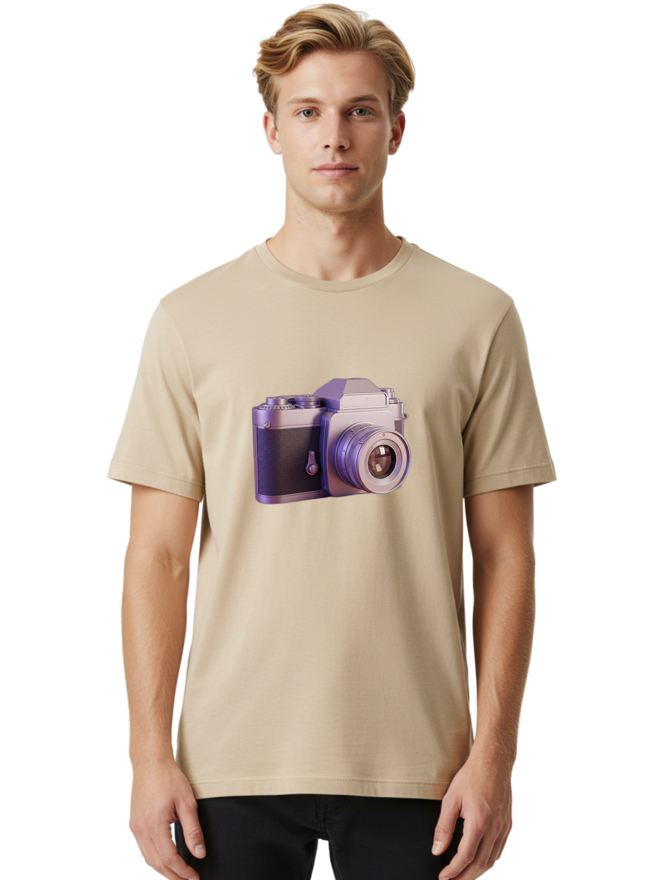 Vintage-Camera-4 Men'S Graphic Tee, 100% Cotton, Comfortable Casual Summer Wear, Machine Washable, Vintage Camera, Old Camera, Retro Photography, Film Camera, Classic Design, Photography Equipment, Camera Lens Bae808 19