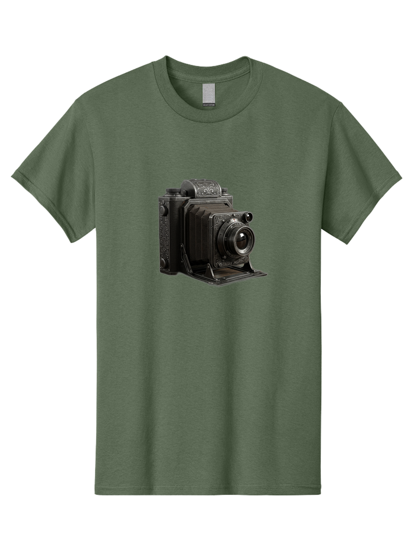 Vintage-Camera-6 Men'S Graphic Tee, 100% Cotton, Comfortable Casual Summer Wear, Machine Washable, Vintage Camera, Antique Photography, Classic Camera Design, Old-Fashioned Photography Equipment, Retro Camera, Historical Camera, Black Camera Bae810 2