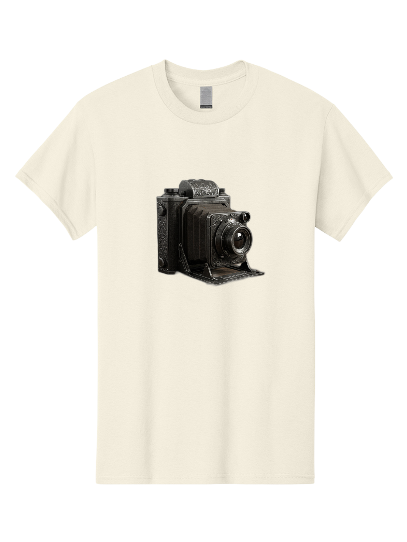Vintage-Camera-6 Men'S Graphic Tee, 100% Cotton, Comfortable Casual Summer Wear, Machine Washable, Vintage Camera, Antique Photography, Classic Camera Design, Old-Fashioned Photography Equipment, Retro Camera, Historical Camera, Black Camera Bae810 1