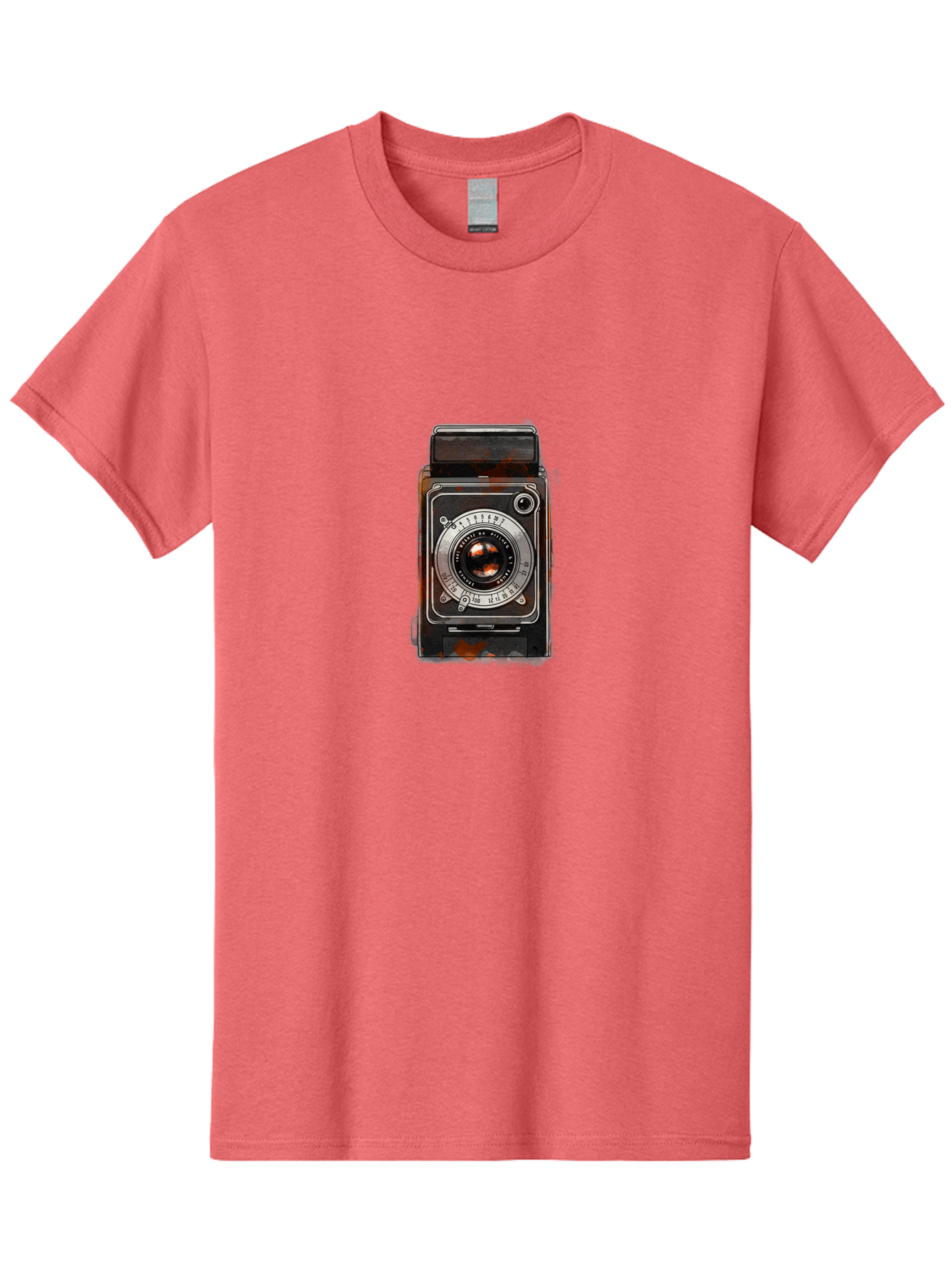 Vintage-Camera-9 Men'S Graphic Tee, 100% Cotton, Comfortable Casual Summer Wear, Machine Washable, Vintage Camera, Old Camera, Photography Equipment, Retro Technology, Classic Design, Nostalgic, Analog Camera, Film Camera Bae813 9