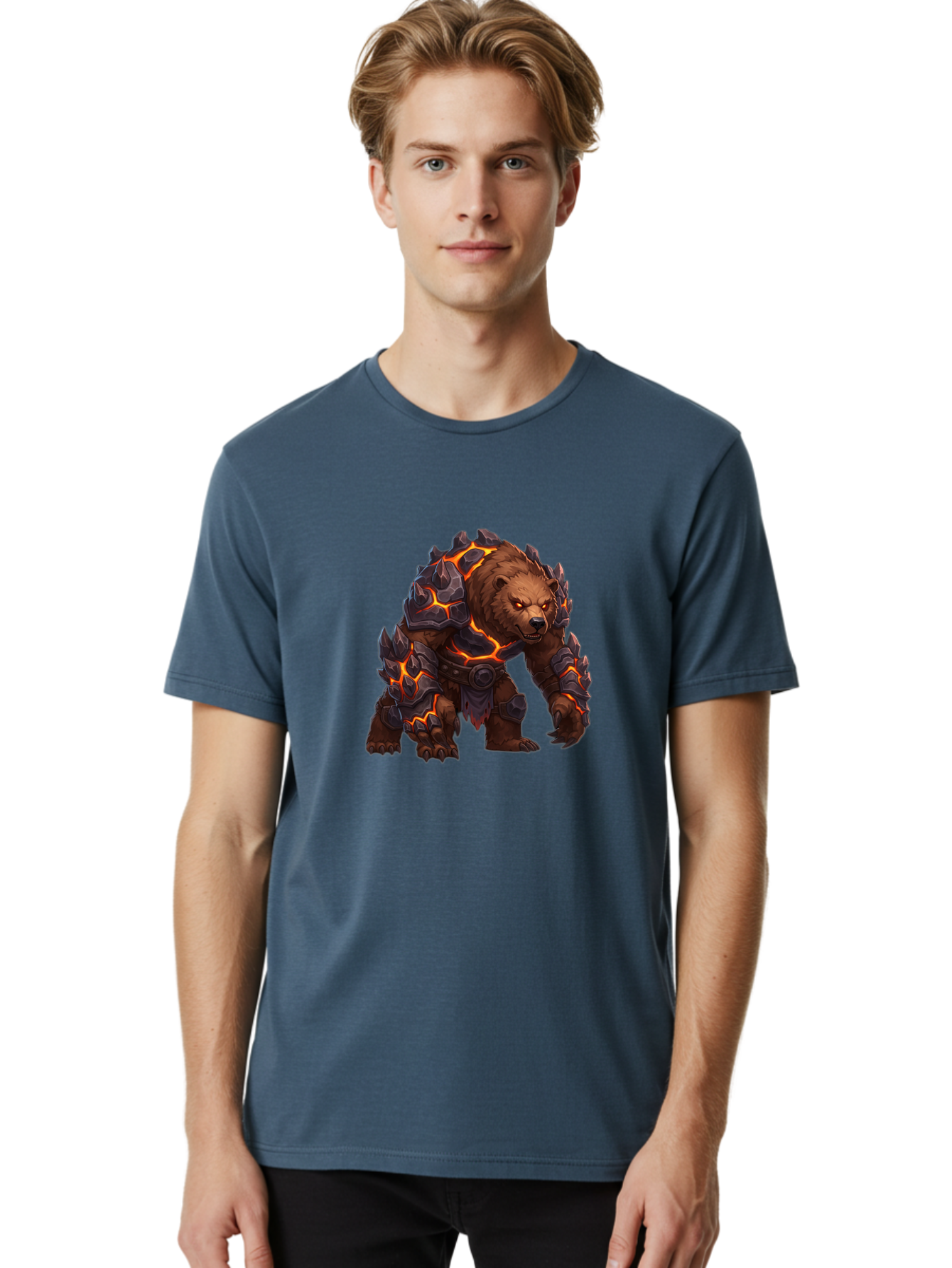 Armored-Brown-Bear Men'S Graphic Tee, 100% Cotton, Comfortable Casual Summer Wear, Machine Washable, Vintage Camera, Old Camera, Antique Camera, Black Camera, Classic Photography, Photography Equipment, Nostalgic Device, Film Camera, Bae831 25