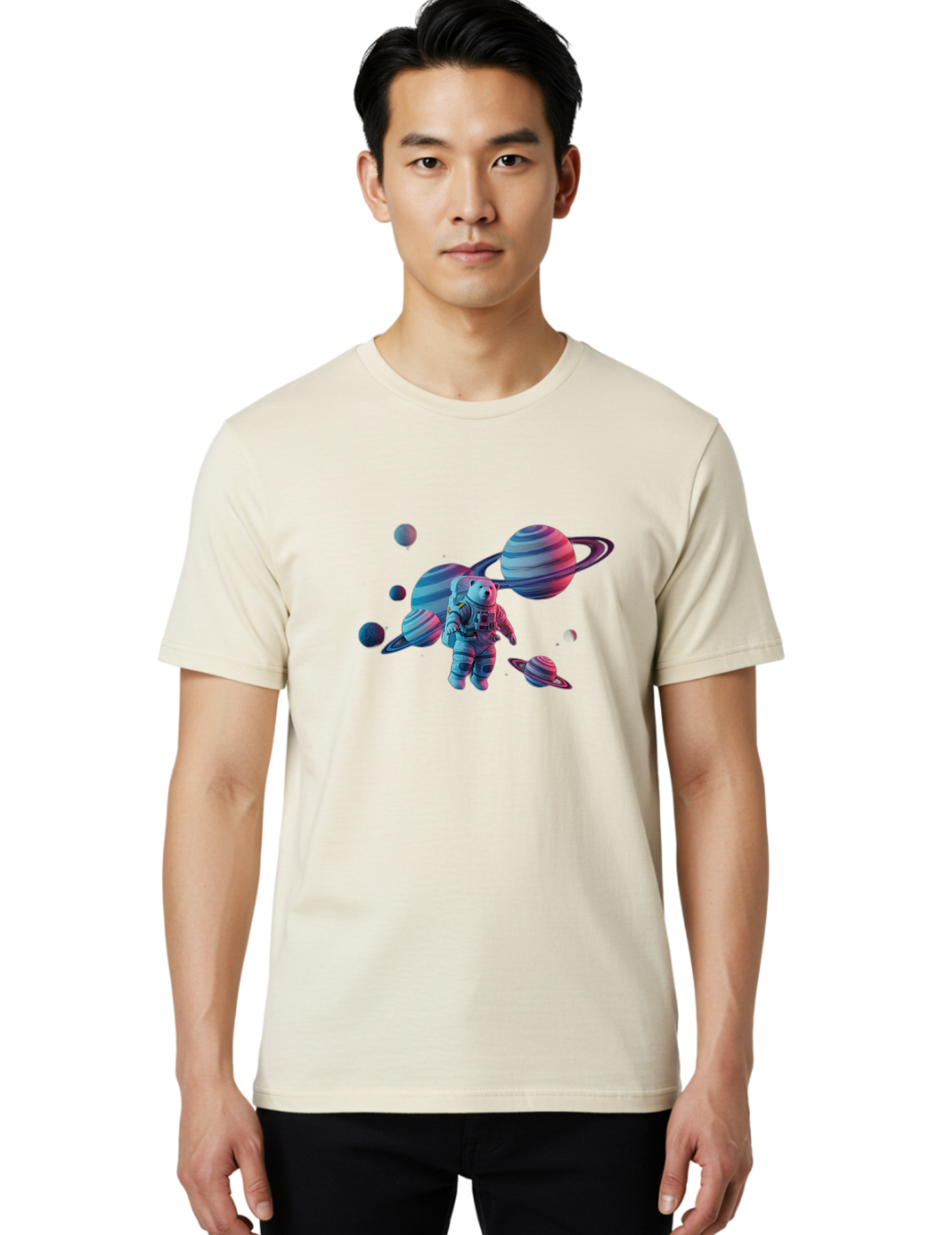 Astronaut-And-Planets Men'S Graphic Tee, 100% Cotton, Comfortable Casual Summer Wear, Machine Washable, Vintage Camera, Old Camera, Antique Camera, Black Camera, Classic Photography, Photography Equipment, Nostalgic Device, Film Camera, Bae832 16