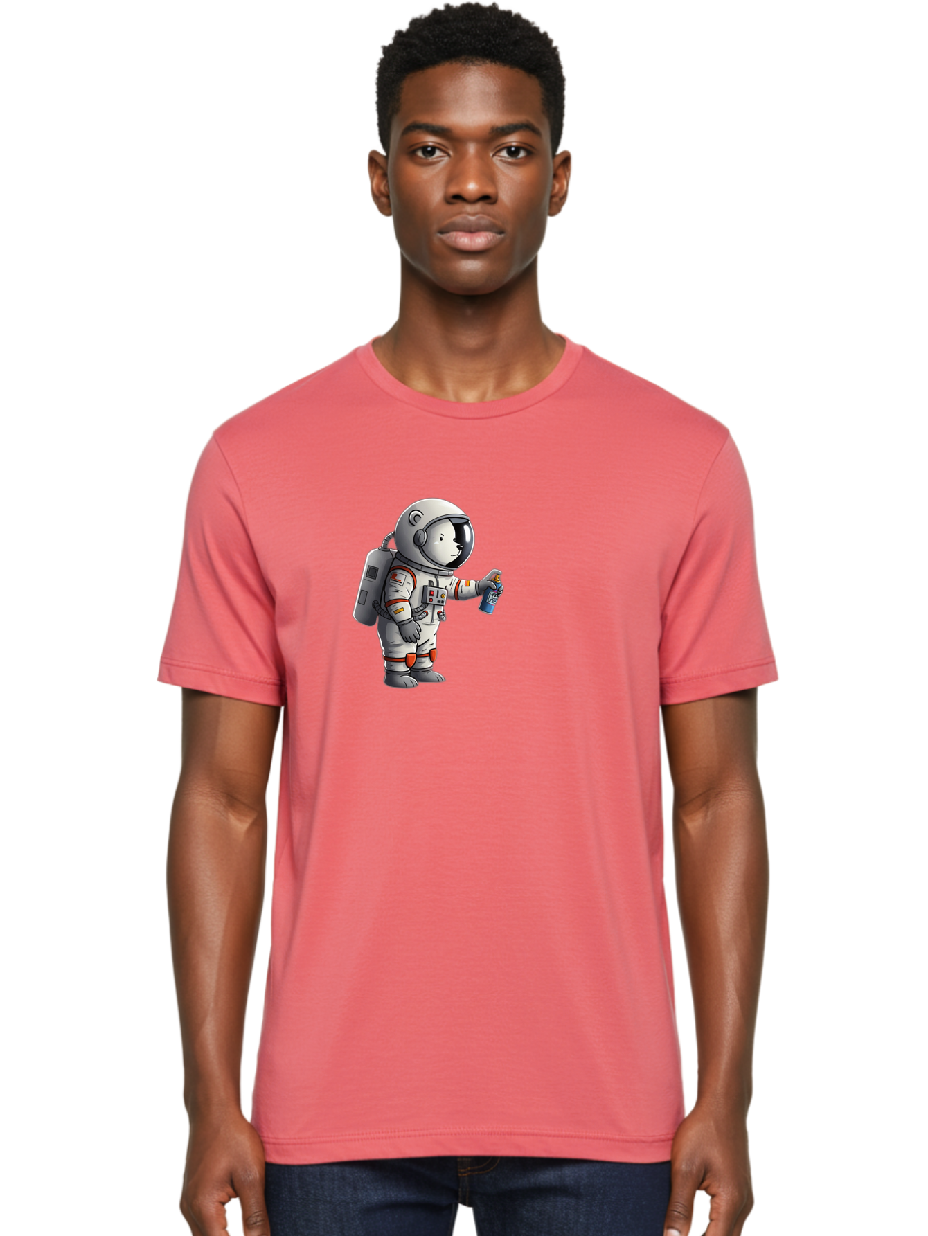 Astronaut-Spray-Paint Men'S Graphic Tee, 100% Cotton, Comfortable Casual Summer Wear, Machine Washable, Vintage Camera, Old Camera, Antique Camera, Black Camera, Classic Photography, Photography Equipment, Nostalgic Device, Film Camera, Bae833 16