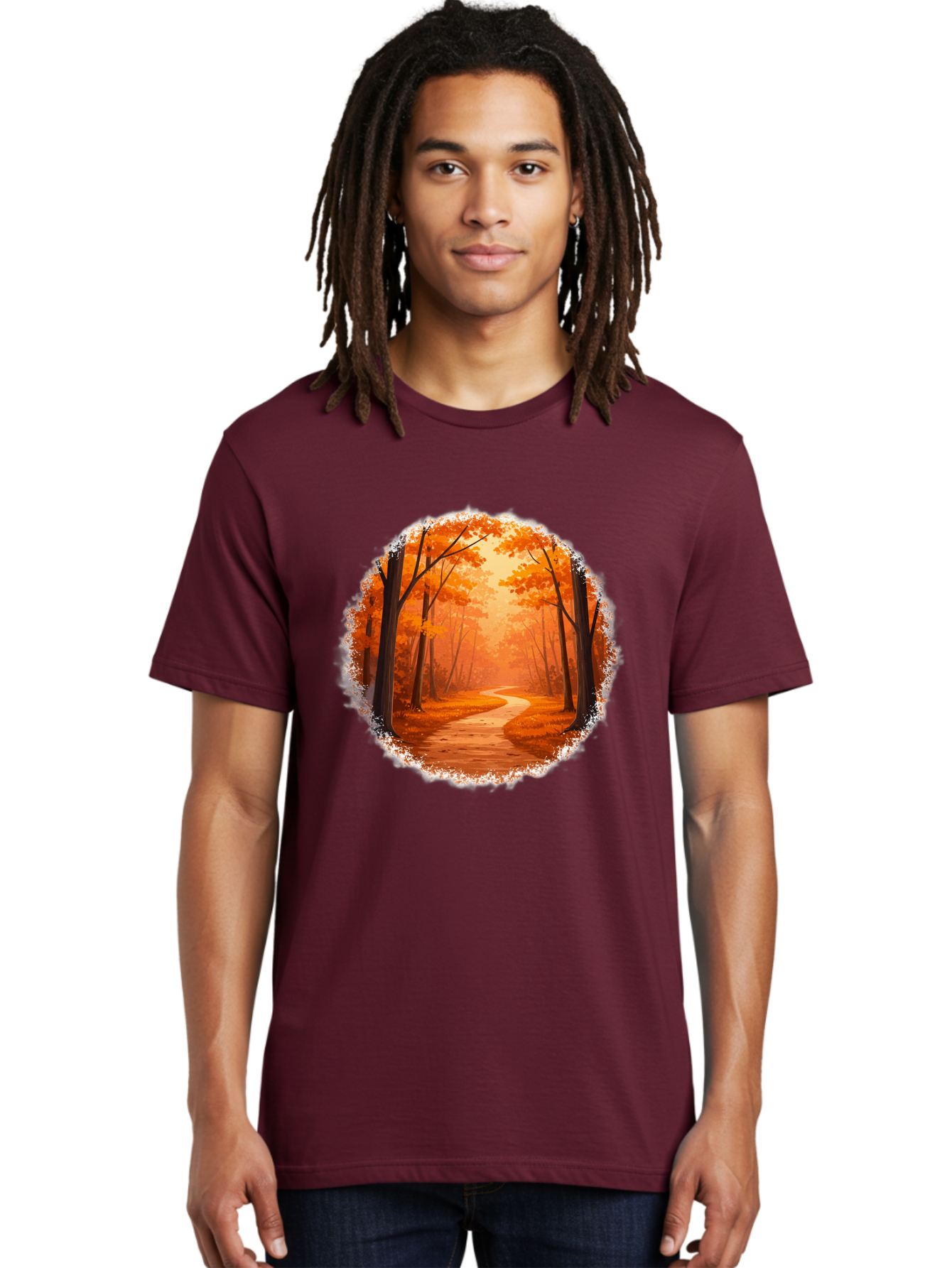 Autumn-Forest-Path Men'S Graphic Tee, 100% Cotton, Comfortable Casual Summer Wear, Machine Washable, Vintage Camera, Old Camera, Antique Camera, Black Camera, Classic Photography, Photography Equipment, Nostalgic Device, Film Camera, Bae834 20