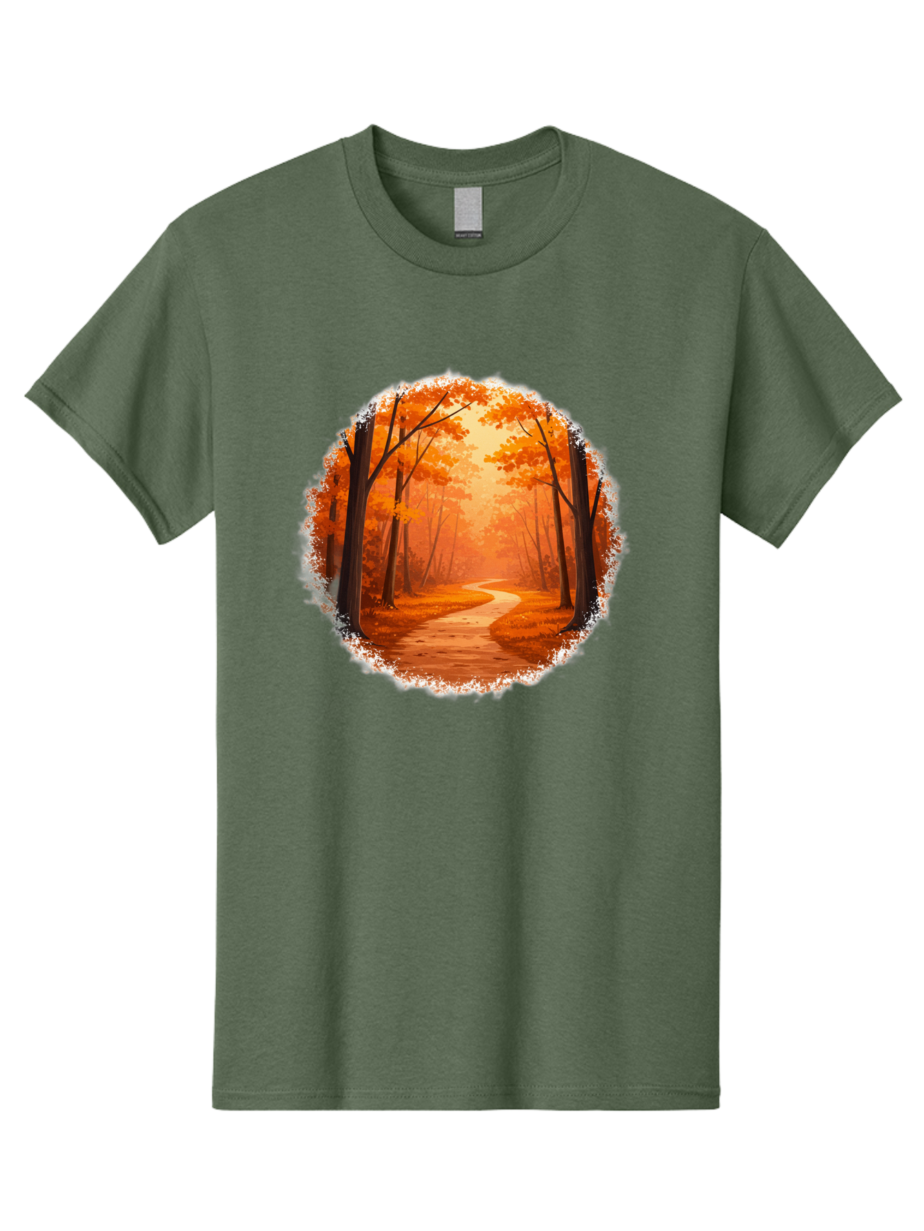 Autumn-Forest-Path Men'S Graphic Tee, 100% Cotton, Comfortable Casual Summer Wear, Machine Washable, Vintage Camera, Old Camera, Antique Camera, Black Camera, Classic Photography, Photography Equipment, Nostalgic Device, Film Camera, Bae834 4