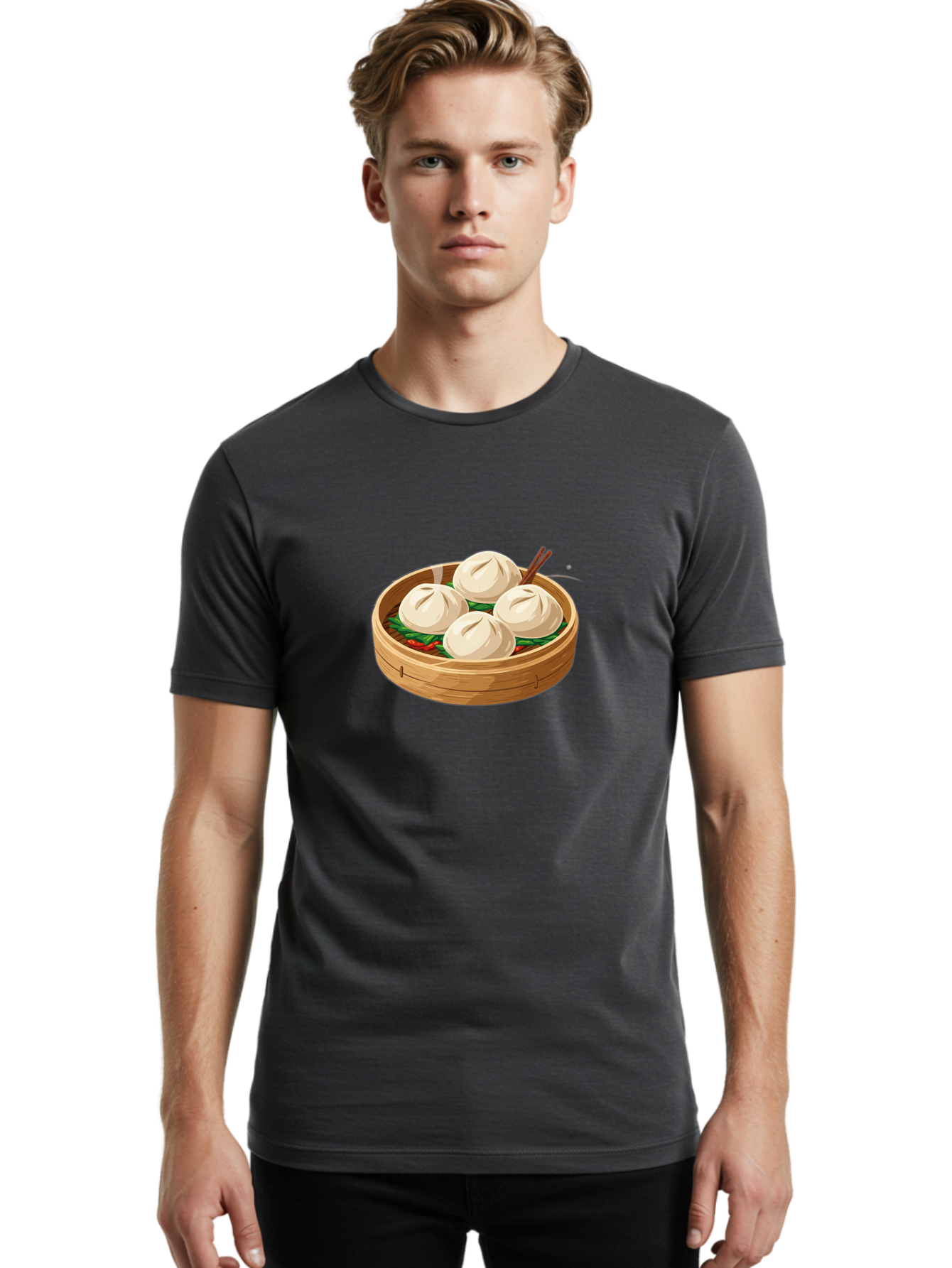 Bamboo-Basket-Dumplings Men'S Graphic Tee, 100% Cotton, Comfortable Casual Summer Wear, Machine Washable, Vintage Camera, Old Camera, Antique Camera, Black Camera, Classic Photography, Photography Equipment, Nostalgic Device, Film Camera, Bae838 26