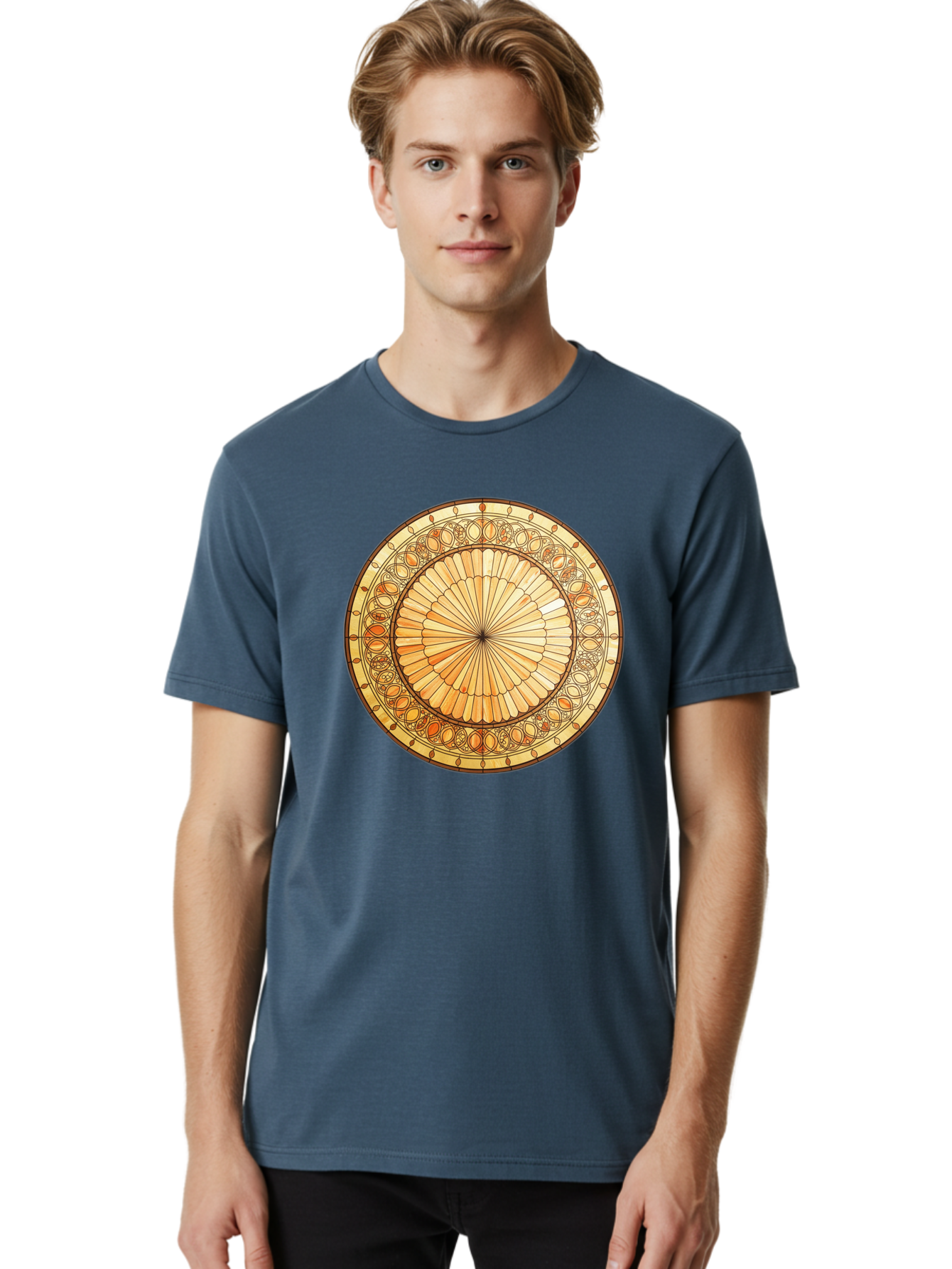 Mandala-Design Men'S Graphic Tee, 100% Cotton, Comfortable Casual Summer Wear, Machine Washable, Vintage Camera, Old Camera, Antique Camera, Black Camera, Classic Photography, Photography Equipment, Nostalgic Device, Film Camera, Camera Art Baf200 23