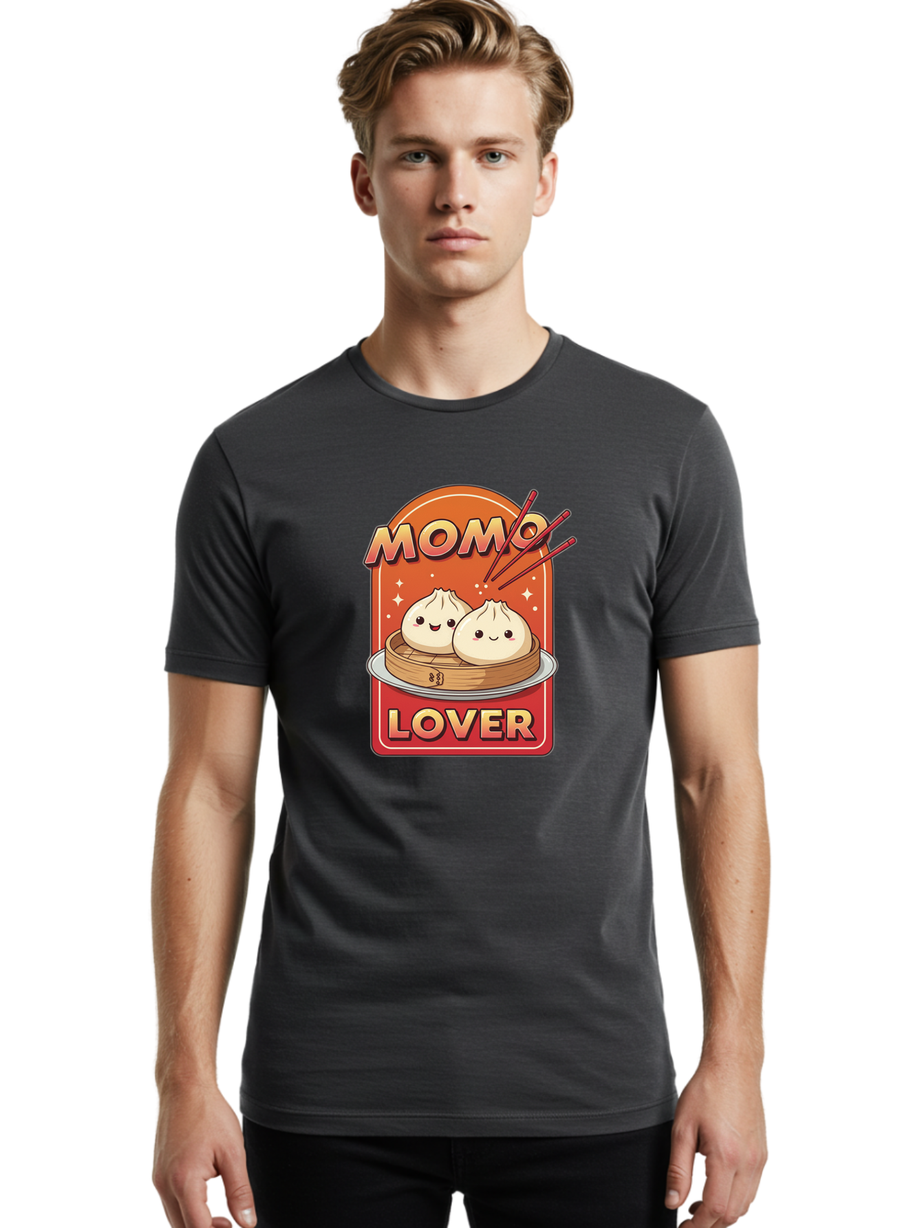 Momo-Lover-1 Men'S Graphic Tee, 100% Cotton, Comfortable Casual Summer Wear, Machine Washable, Vintage Camera, Old Camera, Antique Camera, Black Camera, Classic Photography, Photography Equipment, Nostalgic Device, Film Camera, Camera Art Baf220 19