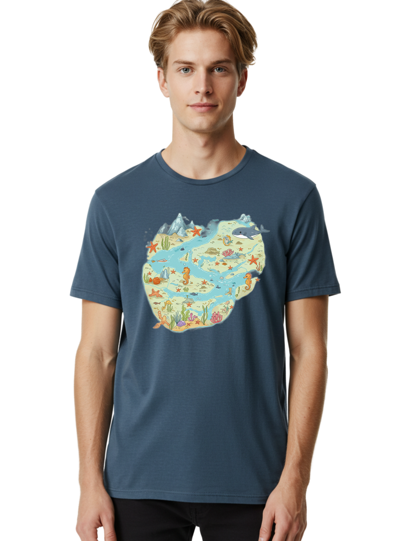 Ocean-Puzzle Men'S Graphic Tee, 100% Cotton, Comfortable Casual Summer Wear, Machine Washable, Vintage Camera, Old Camera, Antique Camera, Black Camera, Classic Photography, Photography Equipment, Nostalgic Device, Film Camera, Camera Art Baf240 22