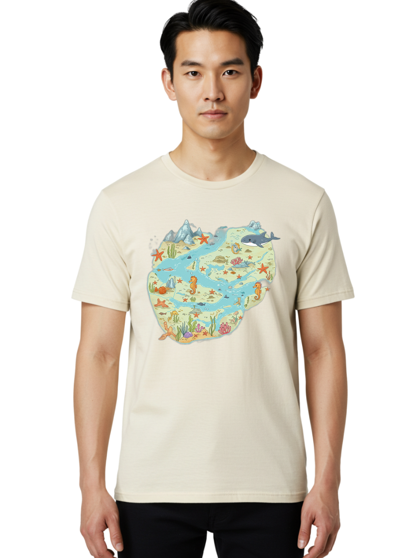 Ocean-Puzzle Men'S Graphic Tee, 100% Cotton, Comfortable Casual Summer Wear, Machine Washable, Vintage Camera, Old Camera, Antique Camera, Black Camera, Classic Photography, Photography Equipment, Nostalgic Device, Film Camera, Camera Art Baf240 18