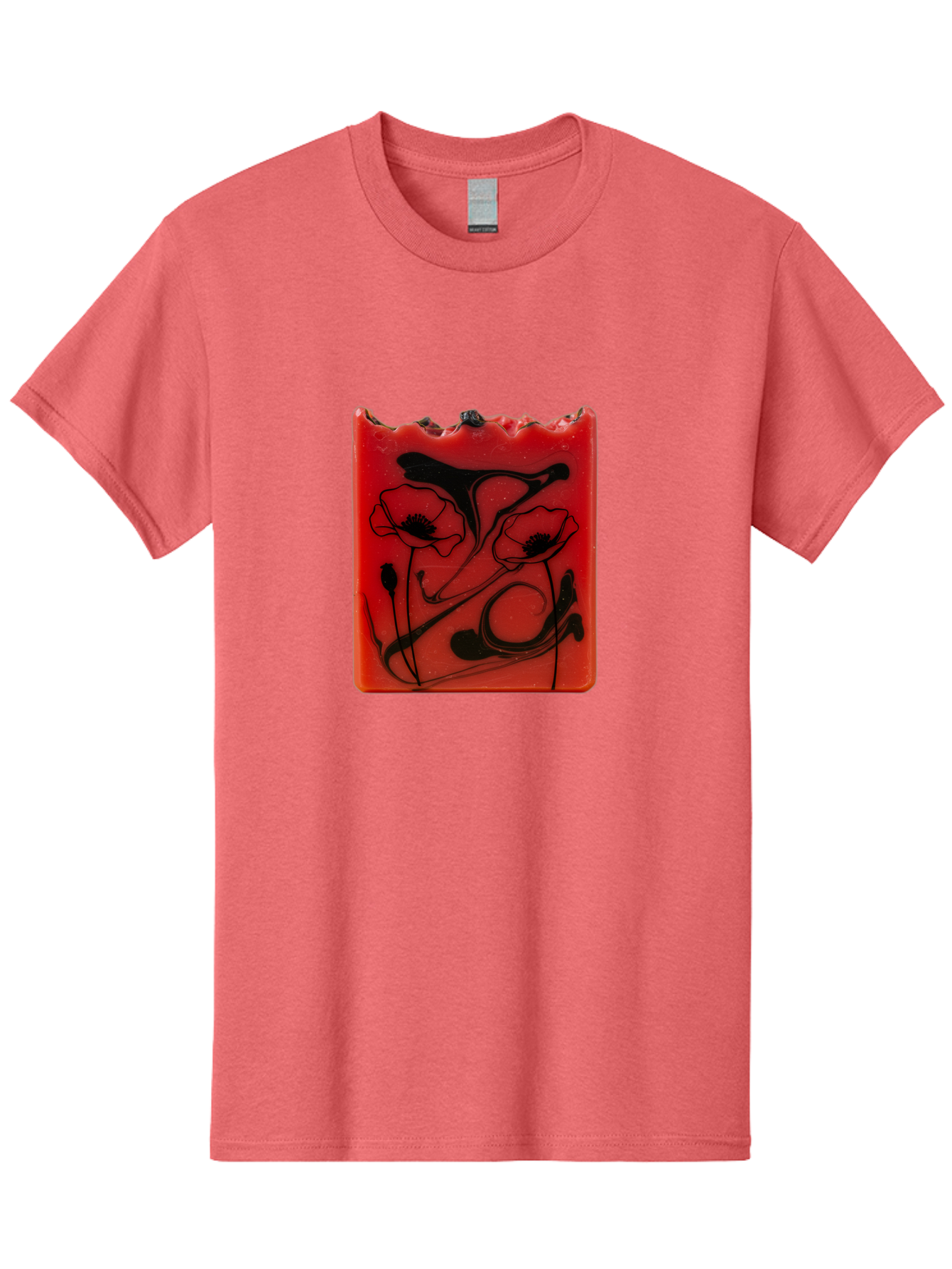 Red-Soap-With-Floral-Design Men'S Graphic Tee, 100% Cotton, Comfortable Casual Summer Wear, Machine Washable, Vintage Camera, Old Camera, Antique Camera, Black Camera, Classic Photography, Photography Equipment, Nostalgic Device, Film Camera, Baf461 10
