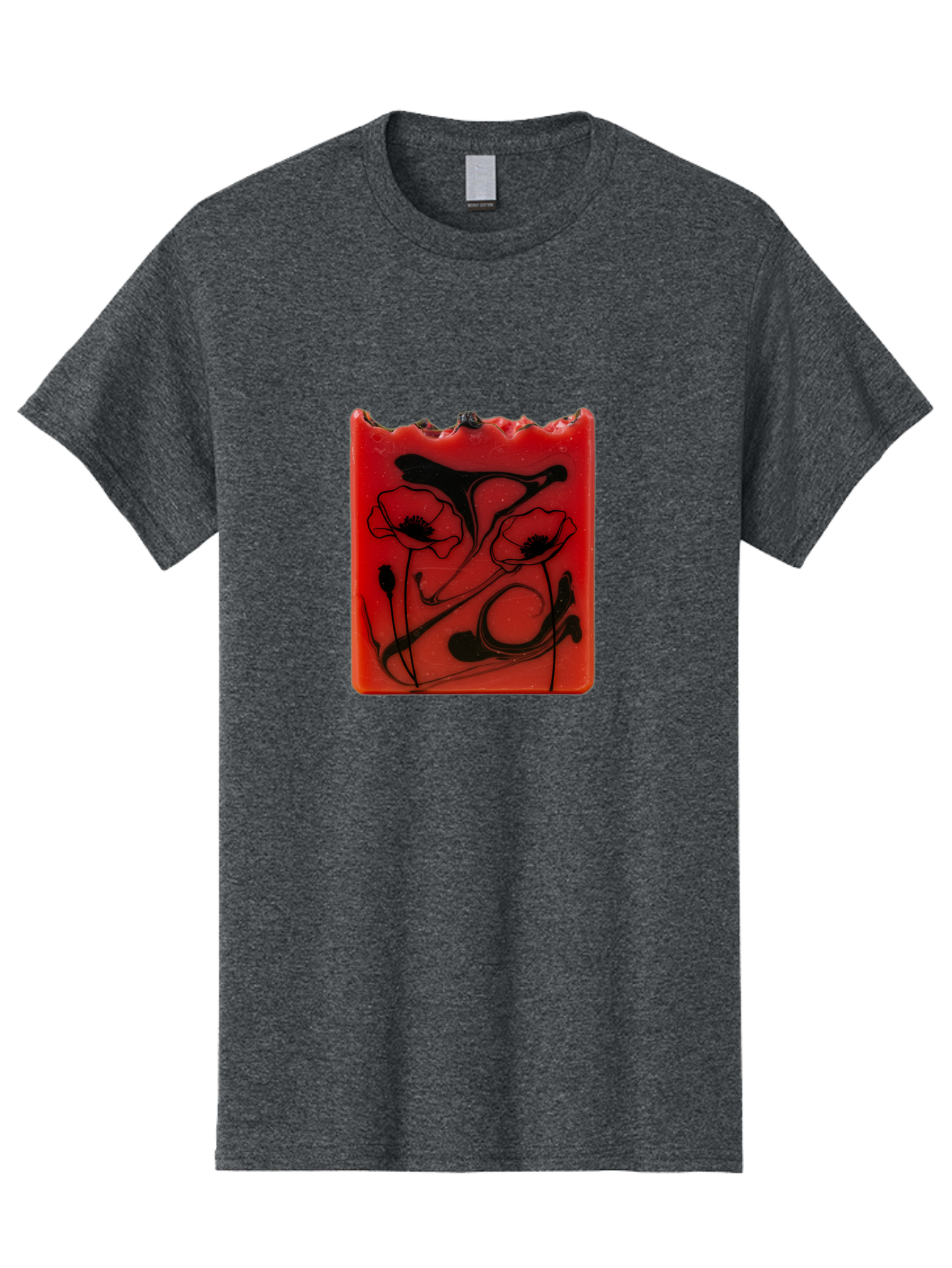 Red-Soap-With-Floral-Design Men'S Graphic Tee, 100% Cotton, Comfortable Casual Summer Wear, Machine Washable, Vintage Camera, Old Camera, Antique Camera, Black Camera, Classic Photography, Photography Equipment, Nostalgic Device, Film Camera, Baf461 12