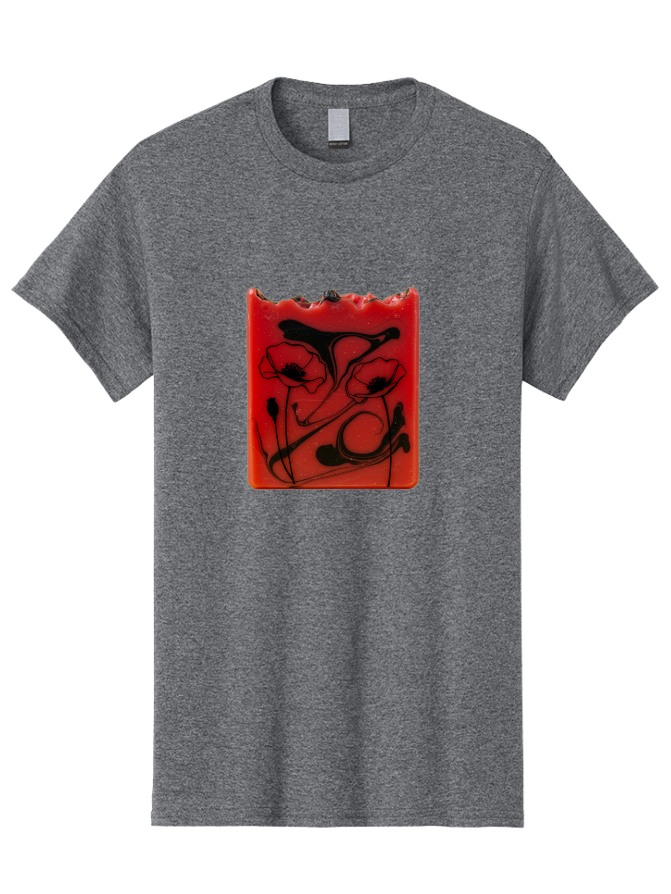 Red-Soap-With-Floral-Design Men'S Graphic Tee, 100% Cotton, Comfortable Casual Summer Wear, Machine Washable, Vintage Camera, Old Camera, Antique Camera, Black Camera, Classic Photography, Photography Equipment, Nostalgic Device, Film Camera, Baf461 7