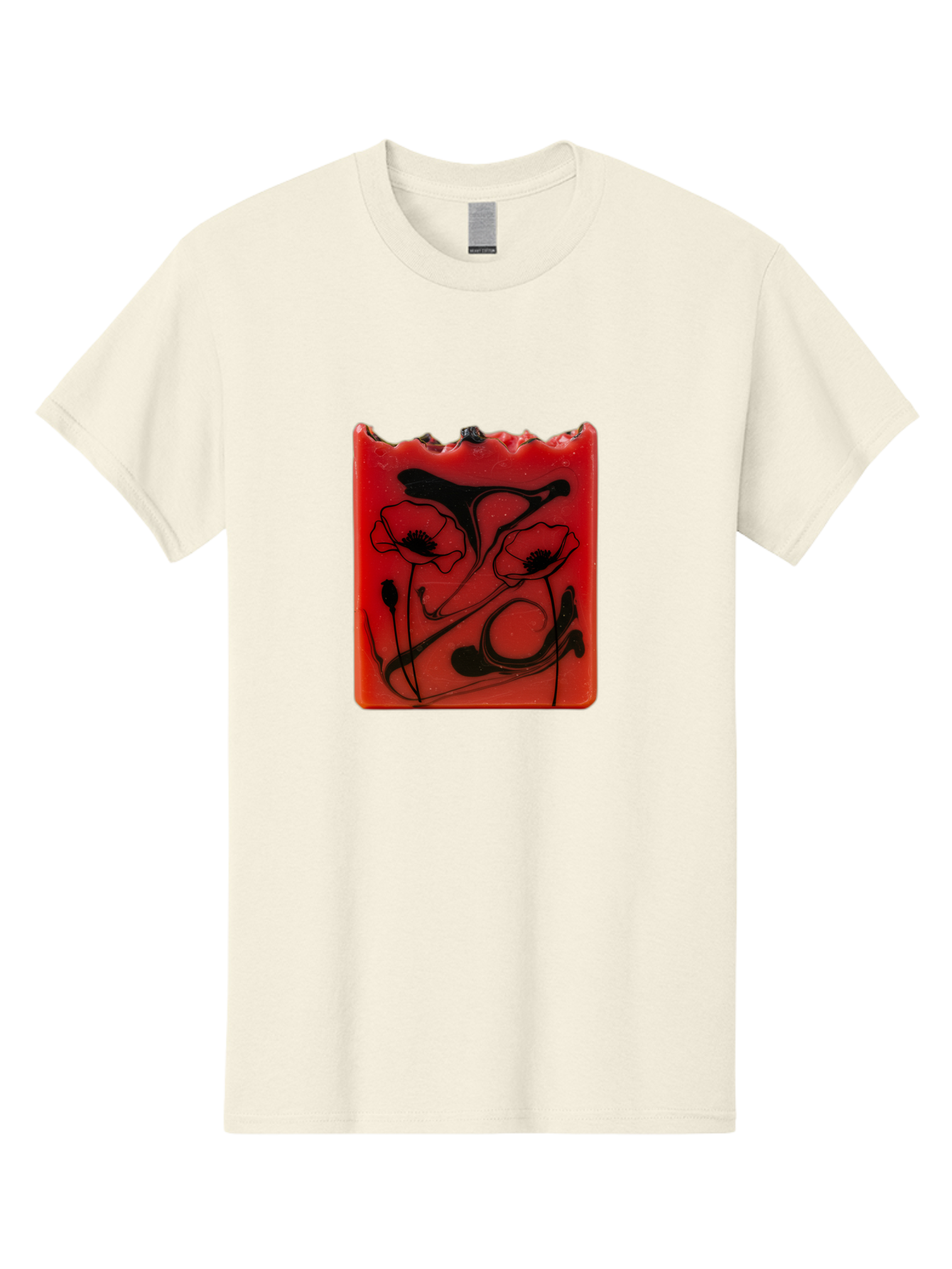 Red-Soap-With-Floral-Design Men'S Graphic Tee, 100% Cotton, Comfortable Casual Summer Wear, Machine Washable, Vintage Camera, Old Camera, Antique Camera, Black Camera, Classic Photography, Photography Equipment, Nostalgic Device, Film Camera, Baf461 9