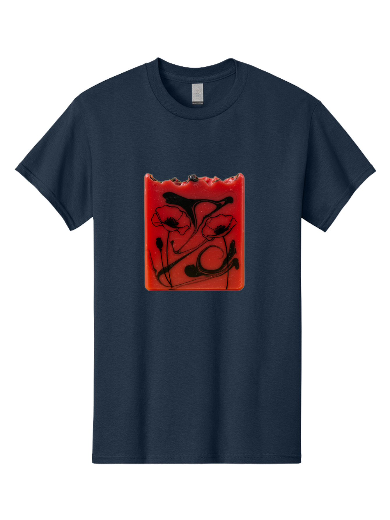 Red-Soap-With-Floral-Design Men'S Graphic Tee, 100% Cotton, Comfortable Casual Summer Wear, Machine Washable, Vintage Camera, Old Camera, Antique Camera, Black Camera, Classic Photography, Photography Equipment, Nostalgic Device, Film Camera, Baf461 11