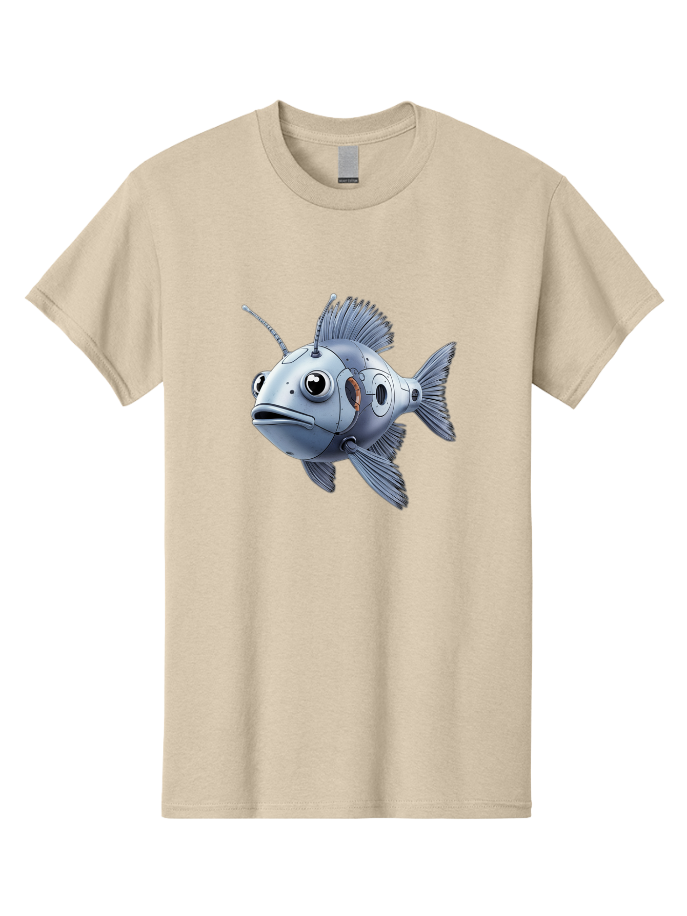 Robo-Fish-1 Men'S Graphic Tee, 100% Cotton, Comfortable Casual Summer Wear, Machine Washable, Vintage Camera, Old Camera, Antique Camera, Black Camera, Classic Photography, Photography Equipment, Nostalgic Device, Film Camera, Camera Art Baf464 15