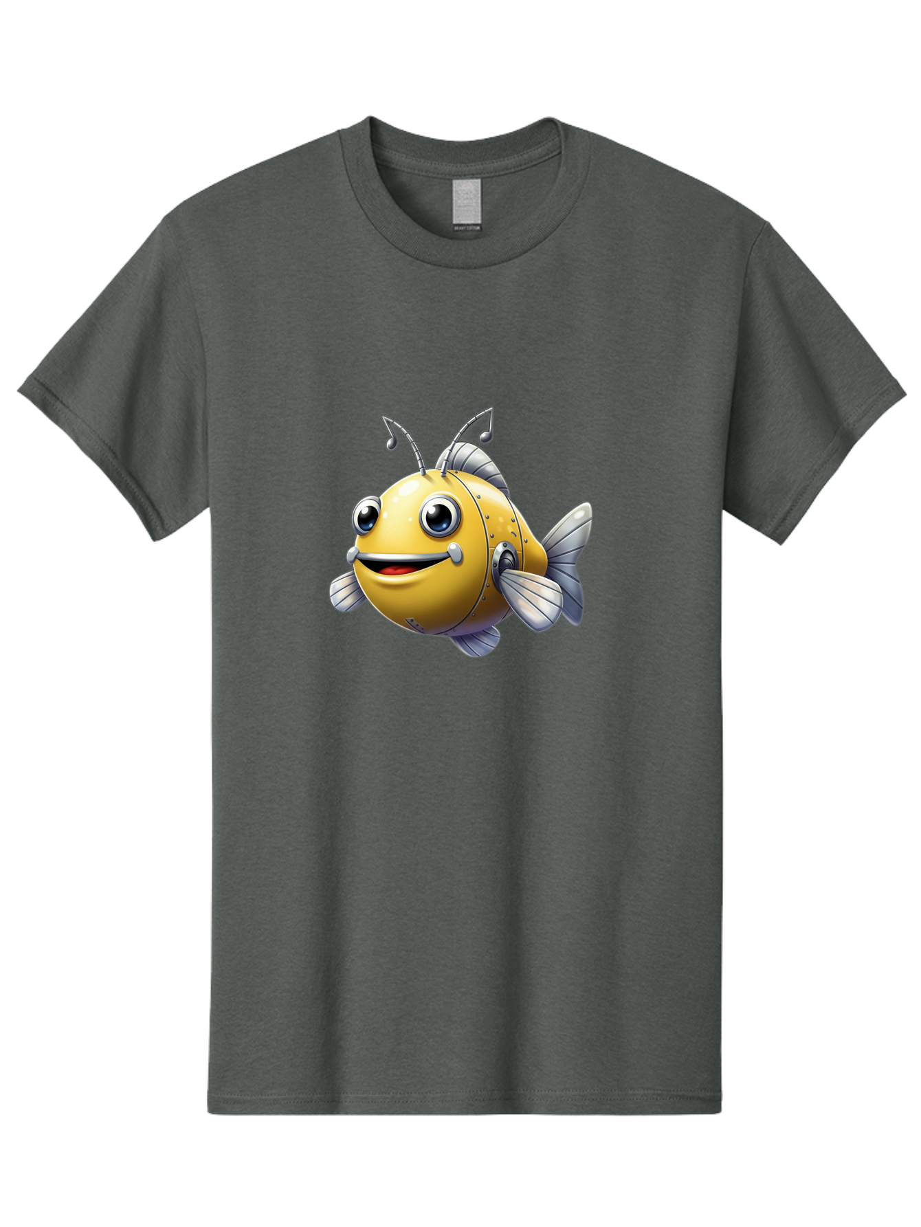 Robot-Fish-5 Men'S Graphic Tee, 100% Cotton, Comfortable Casual Summer Wear, Machine Washable, Vintage Camera, Old Camera, Antique Camera, Black Camera, Classic Photography, Photography Equipment, Nostalgic Device, Film Camera, Camera Art Baf473 9