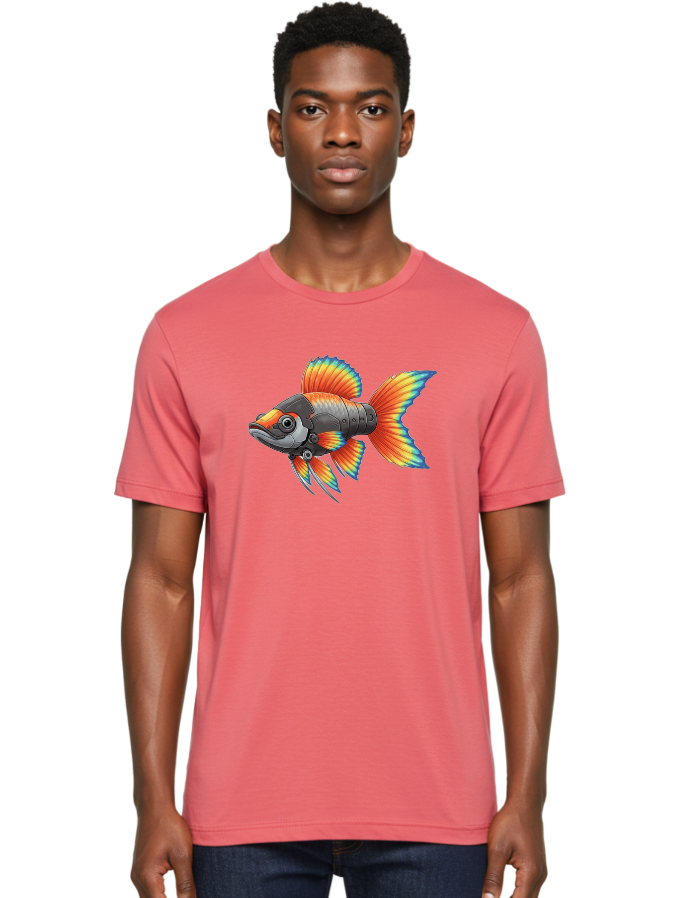Robot-Fish Men'S Graphic Tee, 100% Cotton, Comfortable Casual Summer Wear, Machine Washable, Vintage Camera, Old Camera, Antique Camera, Black Camera, Classic Photography, Photography Equipment, Nostalgic Device, Film Camera, Camera Art Baf477 20