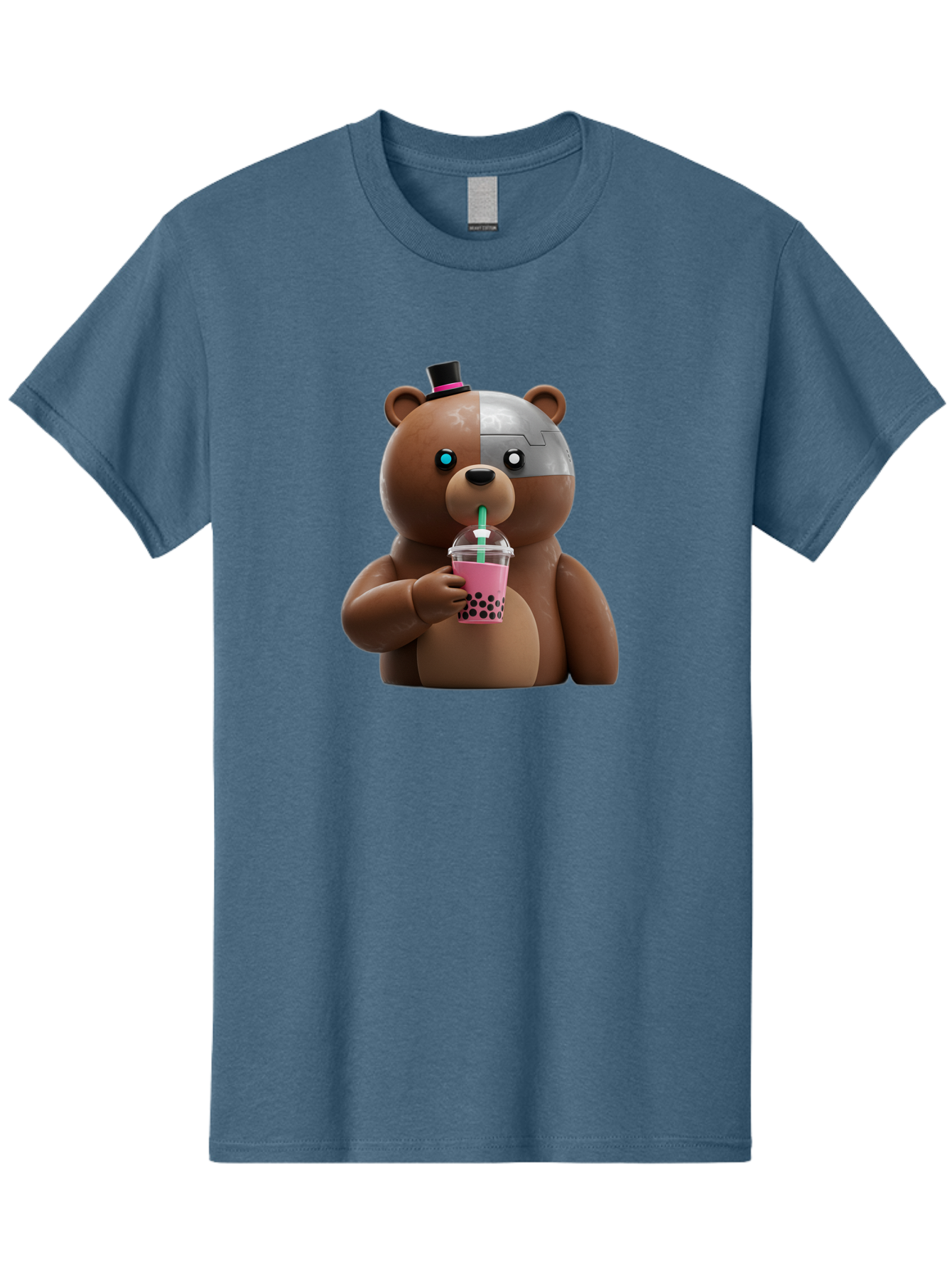 Robot-Teddy-Bear Men'S Graphic Tee, 100% Cotton, Comfortable Casual Summer Wear, Machine Washable, Vintage Camera, Old Camera, Antique Camera, Black Camera, Classic Photography, Photography Equipment, Nostalgic Device, Film Camera, Camera Art Baf481 9