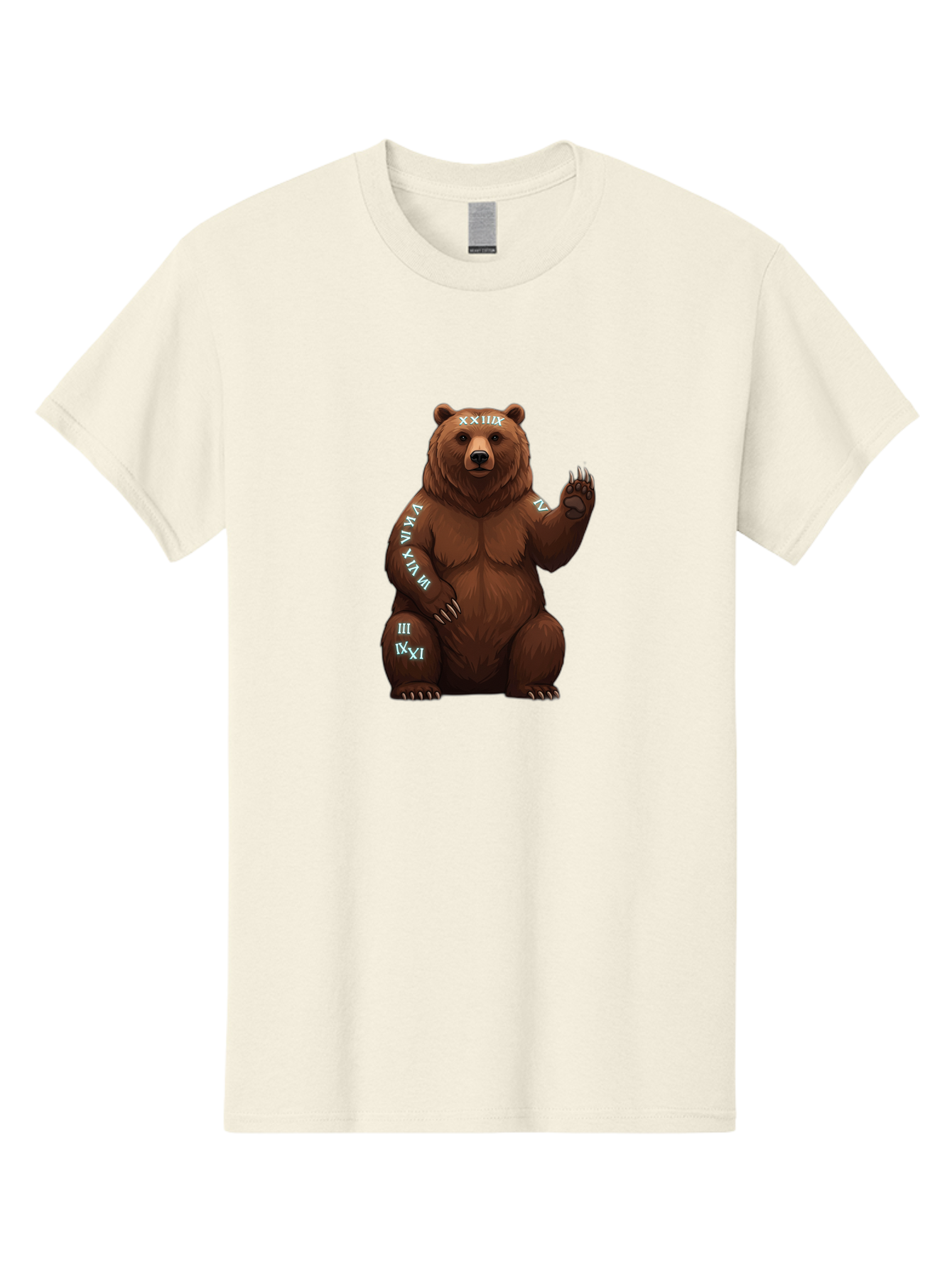 Roman-Numeral-Bear Men'S Graphic Tee, 100% Cotton, Comfortable Casual Summer Wear, Machine Washable, Vintage Camera, Old Camera, Antique Camera, Black Camera, Classic Photography, Photography Equipment, Nostalgic Device, Film Camera, Baf486 7