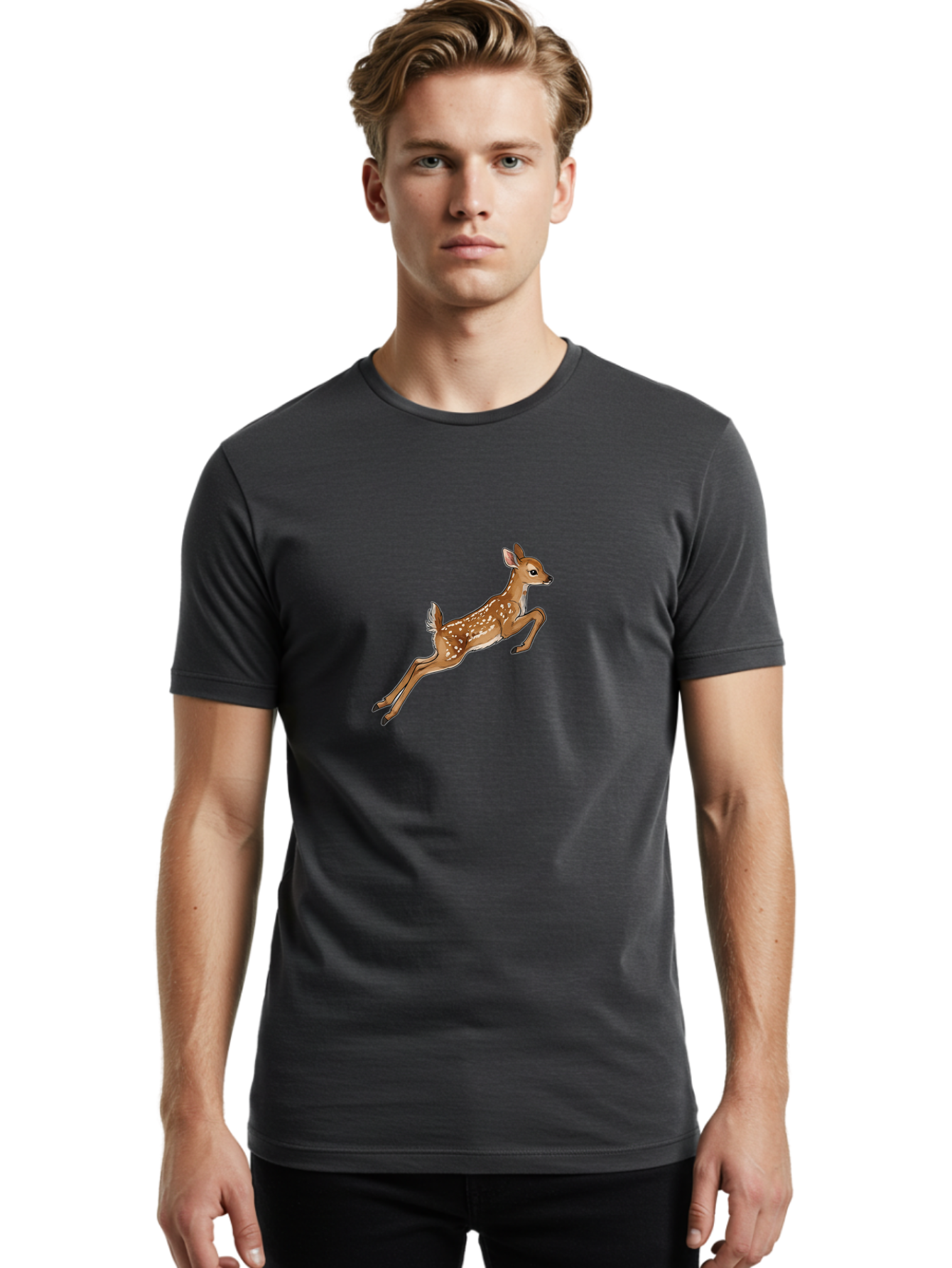 Running-Fawn Men'S Graphic Tee, 100% Cotton, Comfortable Casual Summer Wear, Machine Washable, Vintage Camera, Old Camera, Antique Camera, Black Camera, Classic Photography, Photography Equipment, Nostalgic Device, Film Camera, Camera Art Baf492 21