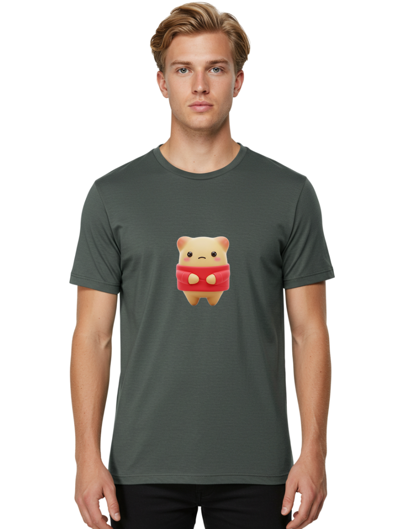 Sad-Cat-Figurine Men'S Graphic Tee, 100% Cotton, Comfortable Casual Summer Wear, Machine Washable, Vintage Camera, Old Camera, Antique Camera, Black Camera, Classic Photography, Photography Equipment, Nostalgic Device, Film Camera, Camera Art Baf494 26
