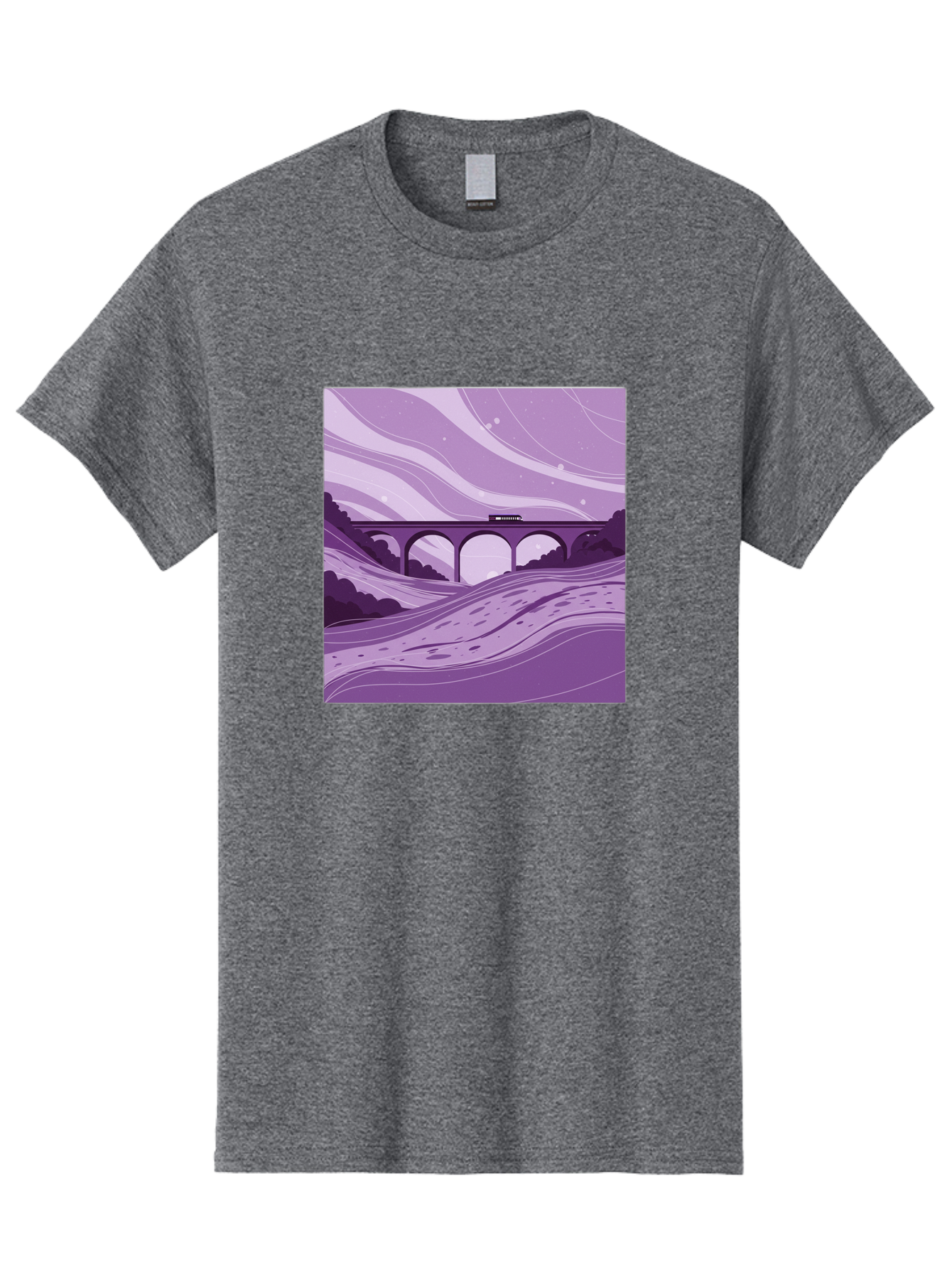 Train-On-Bridge Men'S Graphic Tee, 100% Cotton, Comfortable Casual Summer Wear, Machine Washable, Vintage Camera, Old Camera, Antique Camera, Black Camera, Classic Photography, Photography Equipment, Nostalgic Device, Film Camera, Camera Art Baf599 2