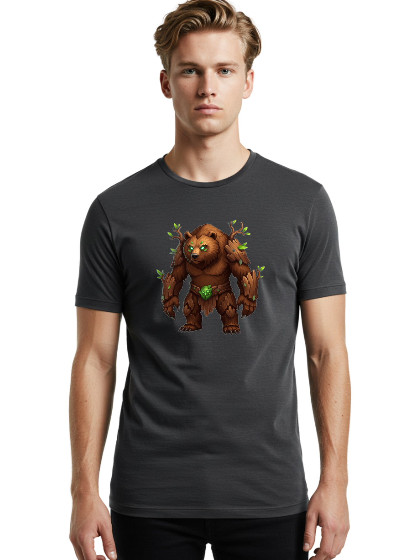 Treant-Bear Men'S Graphic Tee, 100% Cotton, Comfortable Casual Summer Wear, Machine Washable, Vintage Camera, Old Camera, Antique Camera, Black Camera, Classic Photography, Photography Equipment, Nostalgic Device, Film Camera, Camera Art Baf600 29