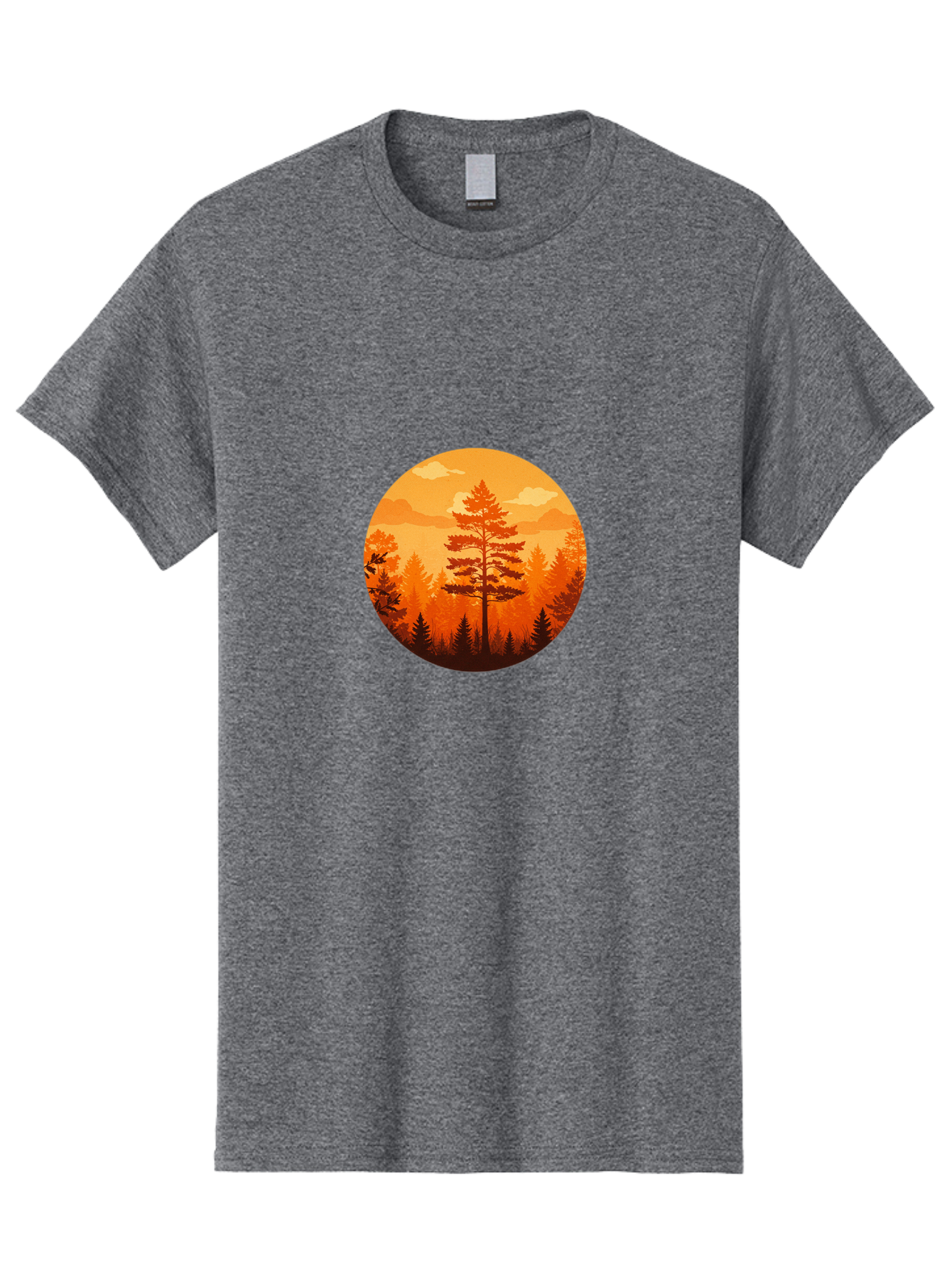 Tree-Silhouette Men'S Graphic Tee, 100% Cotton, Comfortable Casual Summer Wear, Machine Washable, Vintage Camera, Old Camera, Antique Camera, Black Camera, Classic Photography, Photography Equipment, Nostalgic Device, Film Camera, Camera Art Baf604 3