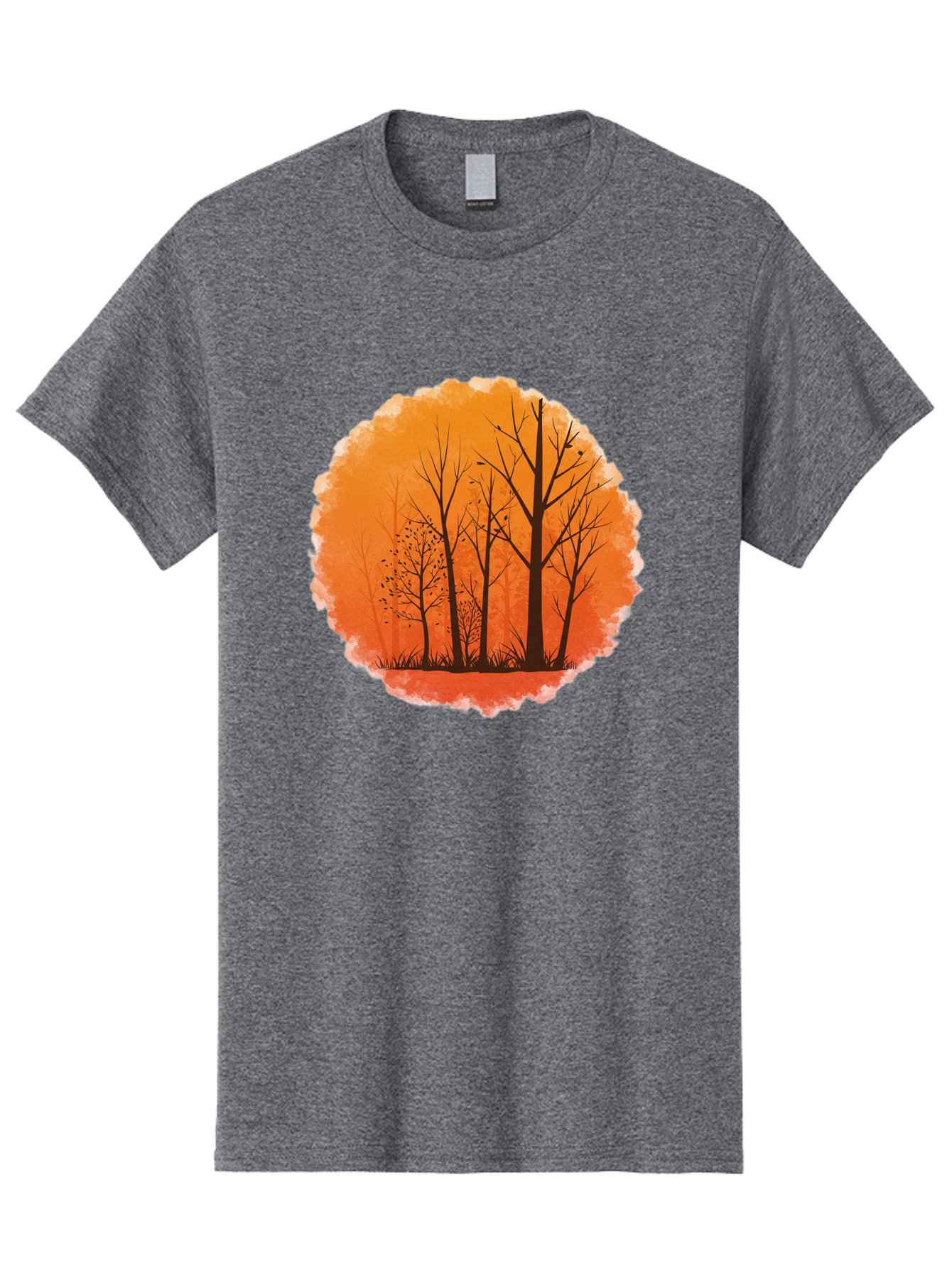 Trees-Silhouette Men'S Graphic Tee, 100% Cotton, Comfortable Casual Summer Wear, Machine Washable, Vintage Camera, Old Camera, Antique Camera, Black Camera, Classic Photography, Photography Equipment, Nostalgic Device, Film Camera, Camera Art Baf605 5