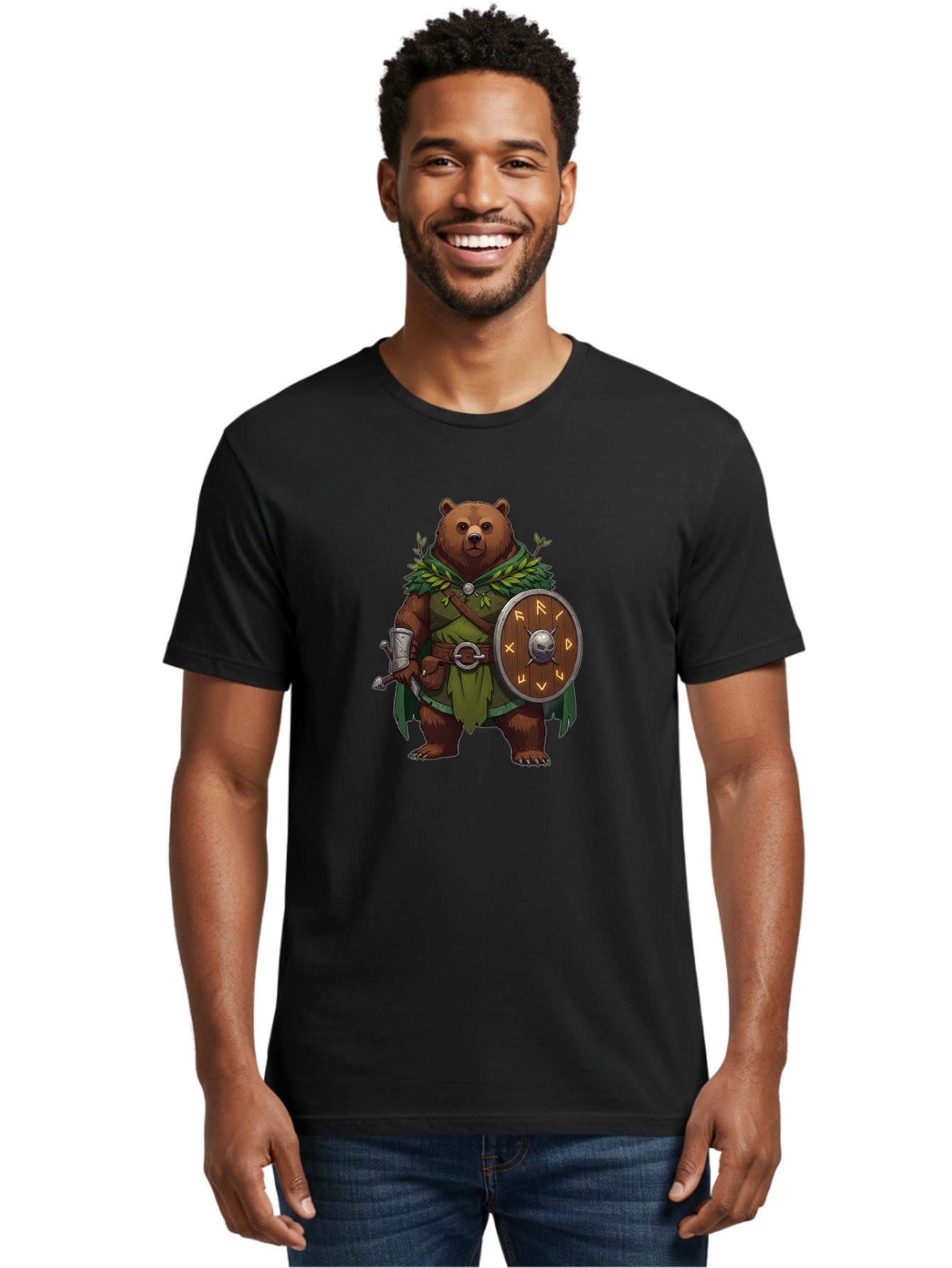 Viking-Bear Men'S Graphic Tee, 100% Cotton, Comfortable Casual Summer Wear, Machine Washable, Vintage Camera, Old Camera, Antique Camera, Black Camera, Classic Photography, Photography Equipment, Nostalgic Device, Film Camera, Camera Art Baf617 6
