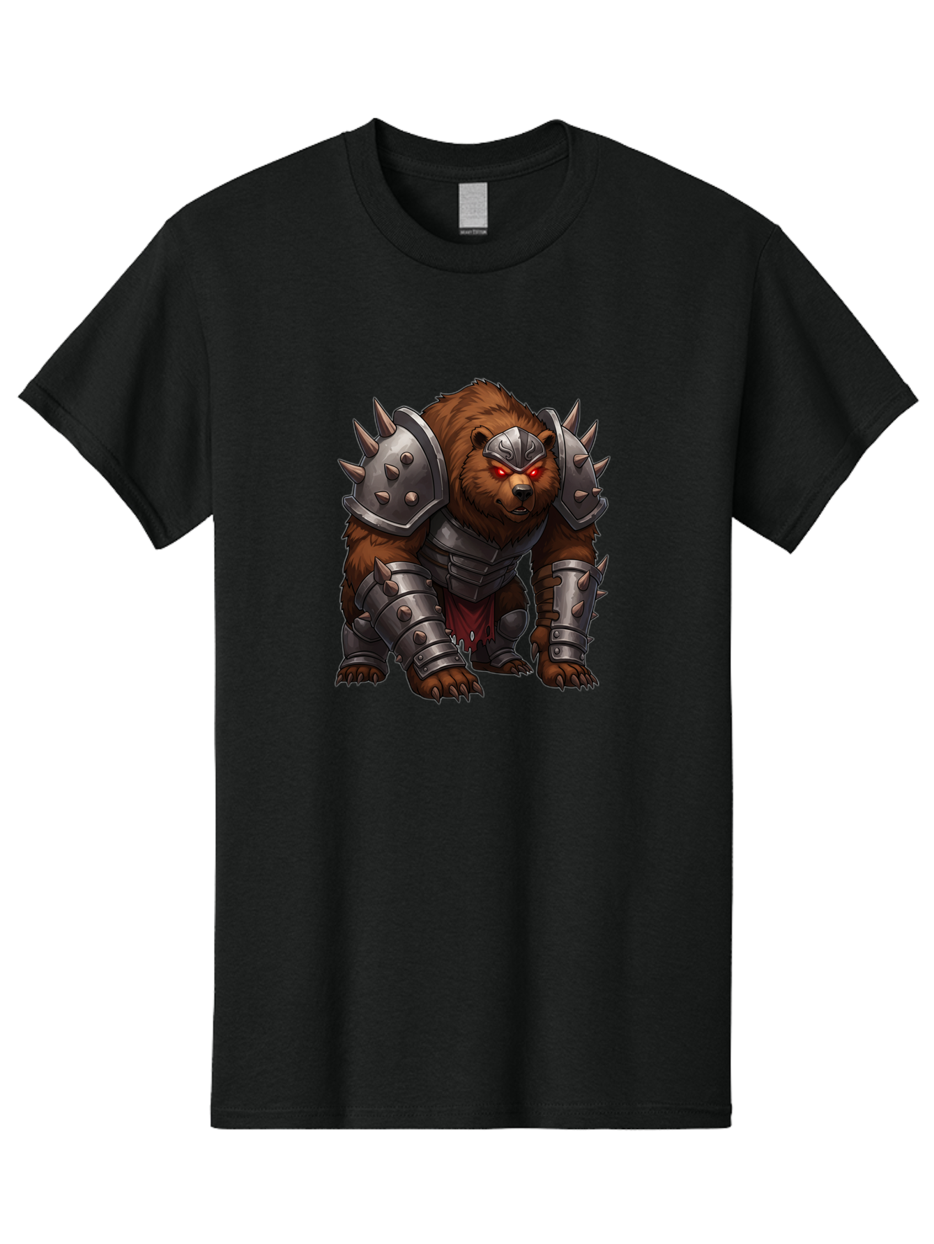 Warrior-Bear-1 Men'S Graphic Tee, 100% Cotton, Comfortable Casual Summer Wear, Machine Washable, Vintage Camera, Old Camera, Antique Camera, Black Camera, Classic Photography, Photography Equipment, Nostalgic Device, Film Camera, Camera Art Baf618 3