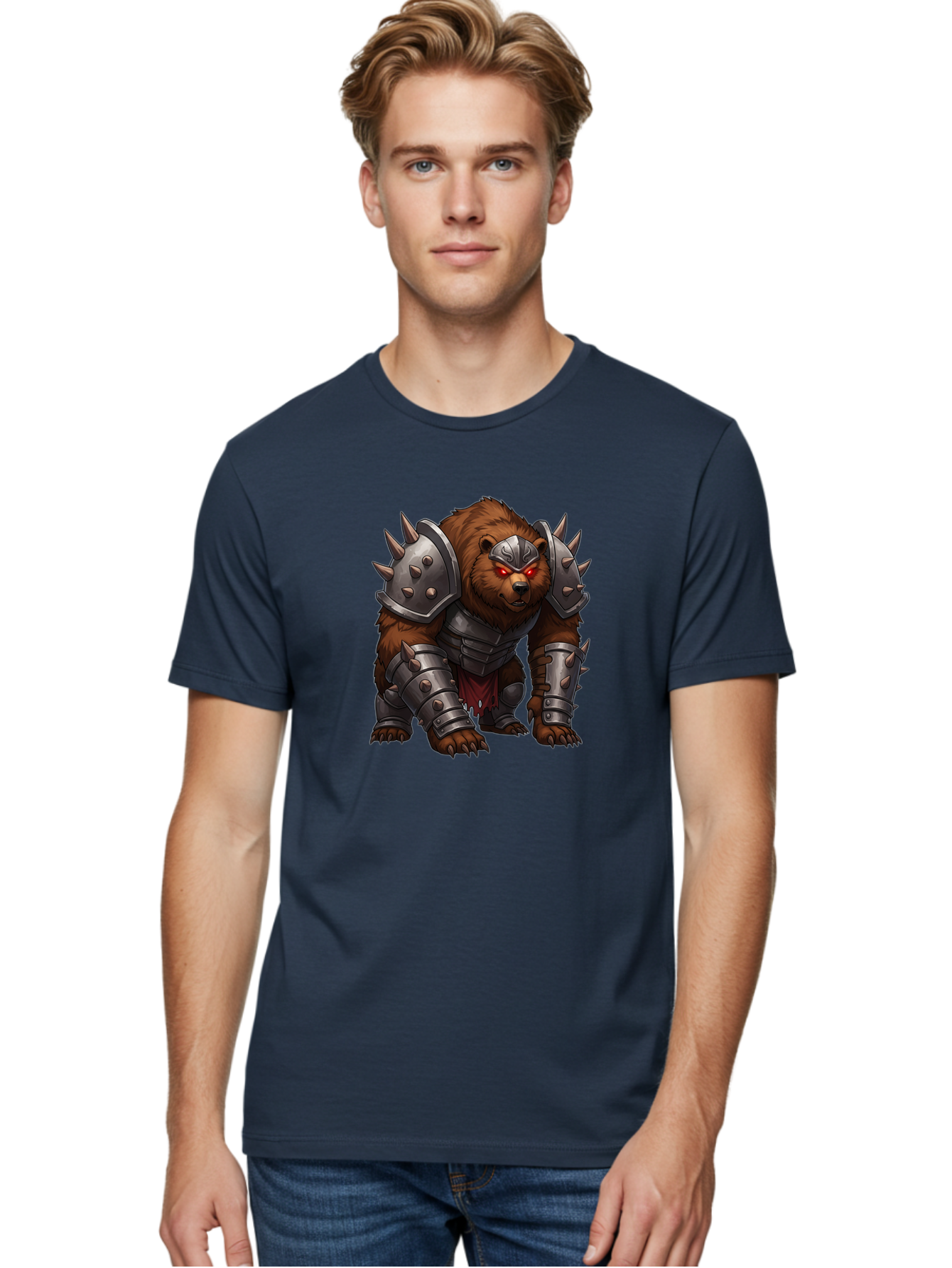 Warrior-Bear-1 Men'S Graphic Tee, 100% Cotton, Comfortable Casual Summer Wear, Machine Washable, Vintage Camera, Old Camera, Antique Camera, Black Camera, Classic Photography, Photography Equipment, Nostalgic Device, Film Camera, Camera Art Baf618 28