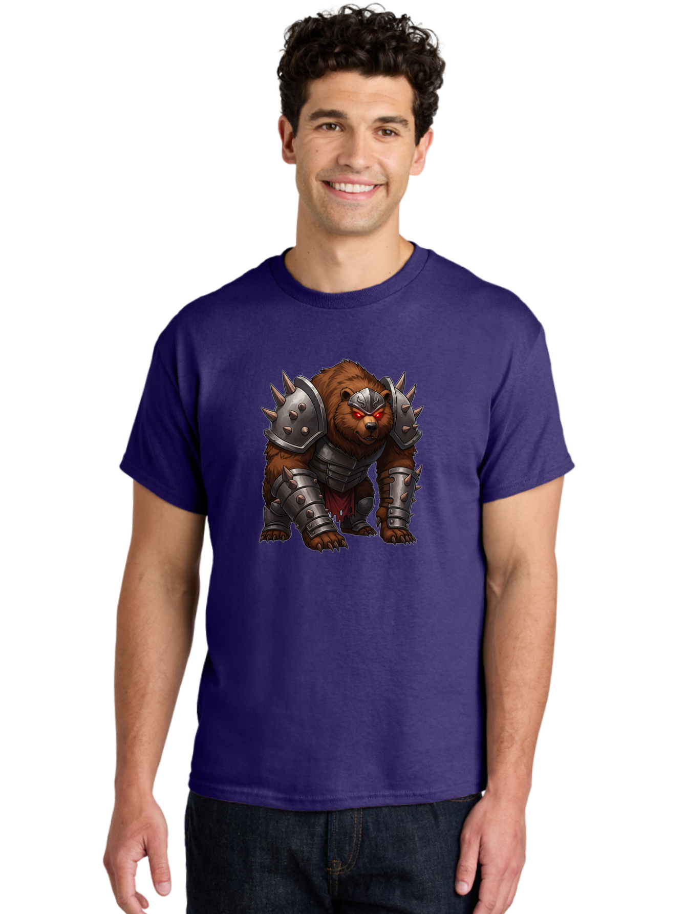Warrior-Bear-1 Men'S Graphic Tee, 100% Cotton, Comfortable Casual Summer Wear, Machine Washable, Vintage Camera, Old Camera, Antique Camera, Black Camera, Classic Photography, Photography Equipment, Nostalgic Device, Film Camera, Camera Art Baf618 12