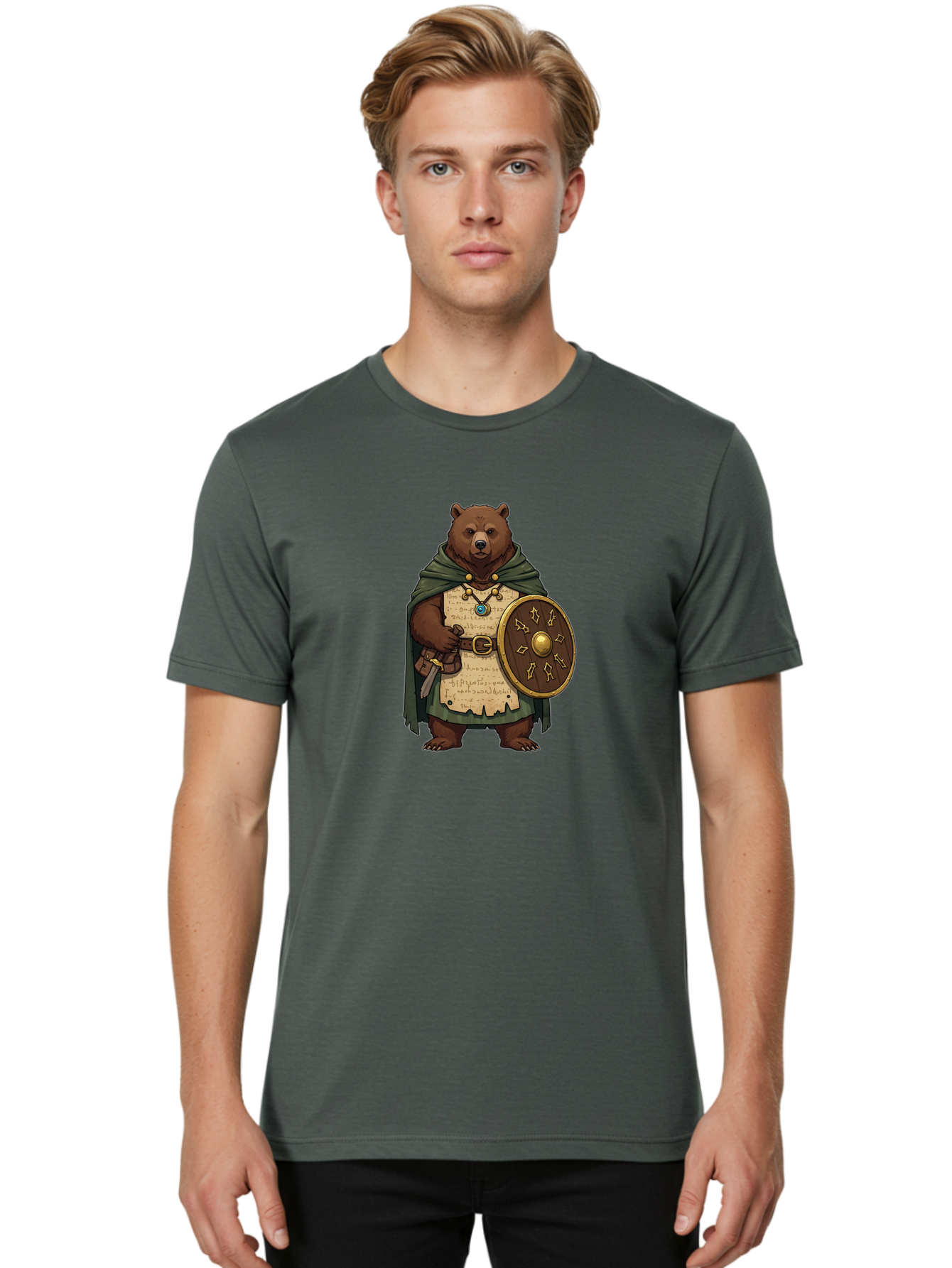 Warrior-Bear Men'S Graphic Tee, 100% Cotton, Comfortable Casual Summer Wear, Machine Washable, Vintage Camera, Old Camera, Antique Camera, Black Camera, Classic Photography, Photography Equipment, Nostalgic Device, Film Camera, Camera Art Baf619 8