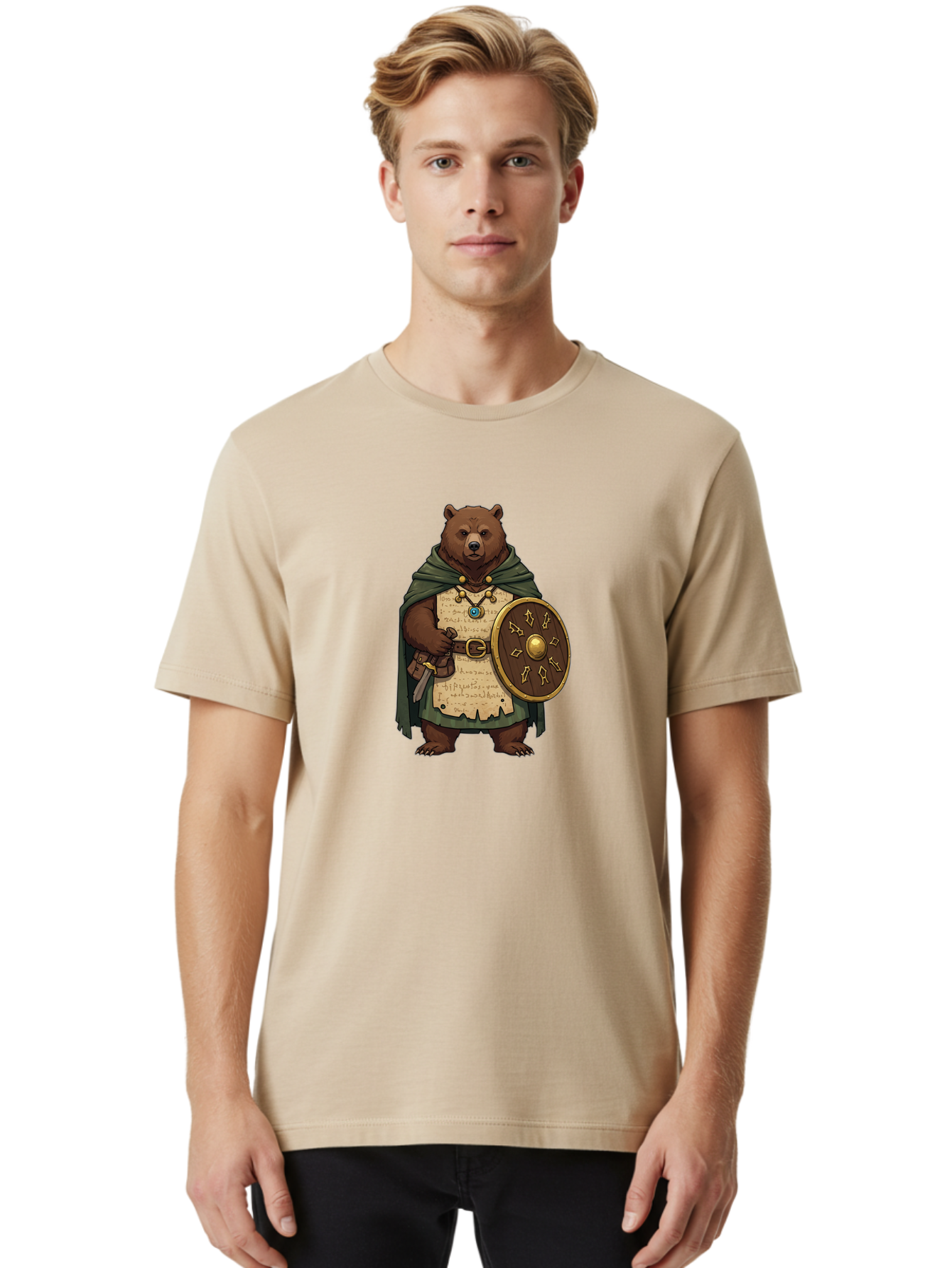 Warrior-Bear Men'S Graphic Tee, 100% Cotton, Comfortable Casual Summer Wear, Machine Washable, Vintage Camera, Old Camera, Antique Camera, Black Camera, Classic Photography, Photography Equipment, Nostalgic Device, Film Camera, Camera Art Baf619 16