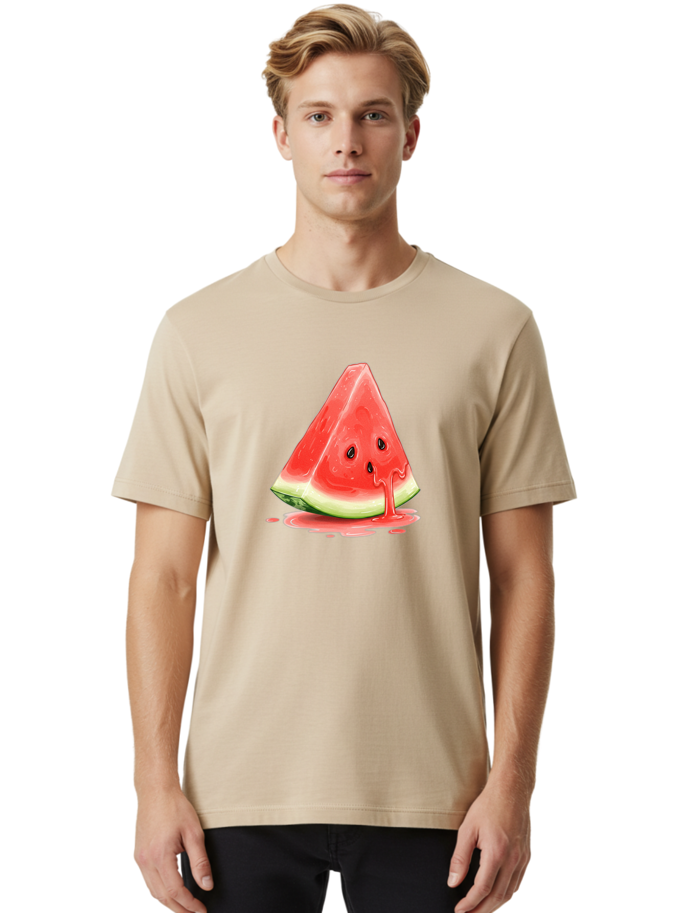 Watermelon-Slice-12 Men'S Graphic Tee, 100% Cotton, Comfortable Casual Summer Wear, Machine Washable, Vintage Camera, Old Camera, Antique Camera, Black Camera, Classic Photography, Photography Equipment, Nostalgic Device, Film Camera, Baf624 16