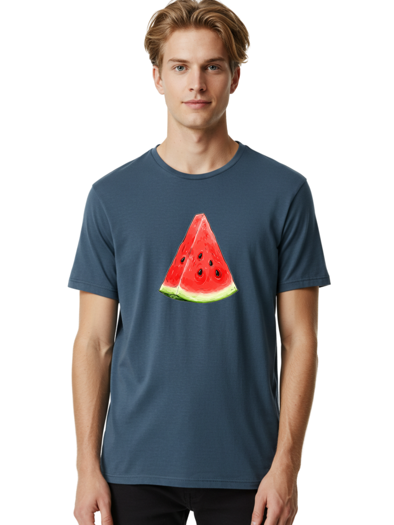 Watermelon-Slice-16 Men'S Graphic Tee, 100% Cotton, Comfortable Casual Summer Wear, Machine Washable, Vintage Camera, Old Camera, Antique Camera, Black Camera, Classic Photography, Photography Equipment, Nostalgic Device, Film Camera, Baf628 26