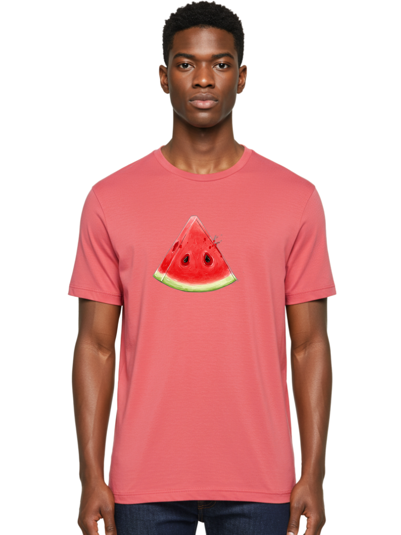 Watermelon-Slice-19 Men'S Graphic Tee, 100% Cotton, Comfortable Casual Summer Wear, Machine Washable, Vintage Camera, Old Camera, Antique Camera, Black Camera, Classic Photography, Photography Equipment, Nostalgic Device, Film Camera, Baf631 4