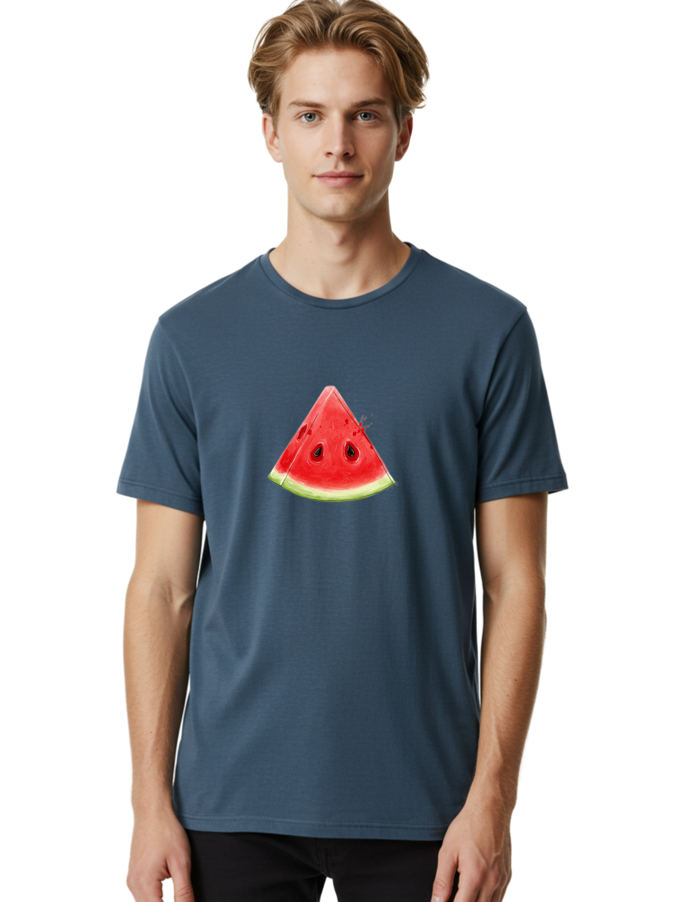 Watermelon-Slice-19 Men'S Graphic Tee, 100% Cotton, Comfortable Casual Summer Wear, Machine Washable, Vintage Camera, Old Camera, Antique Camera, Black Camera, Classic Photography, Photography Equipment, Nostalgic Device, Film Camera, Baf631 30