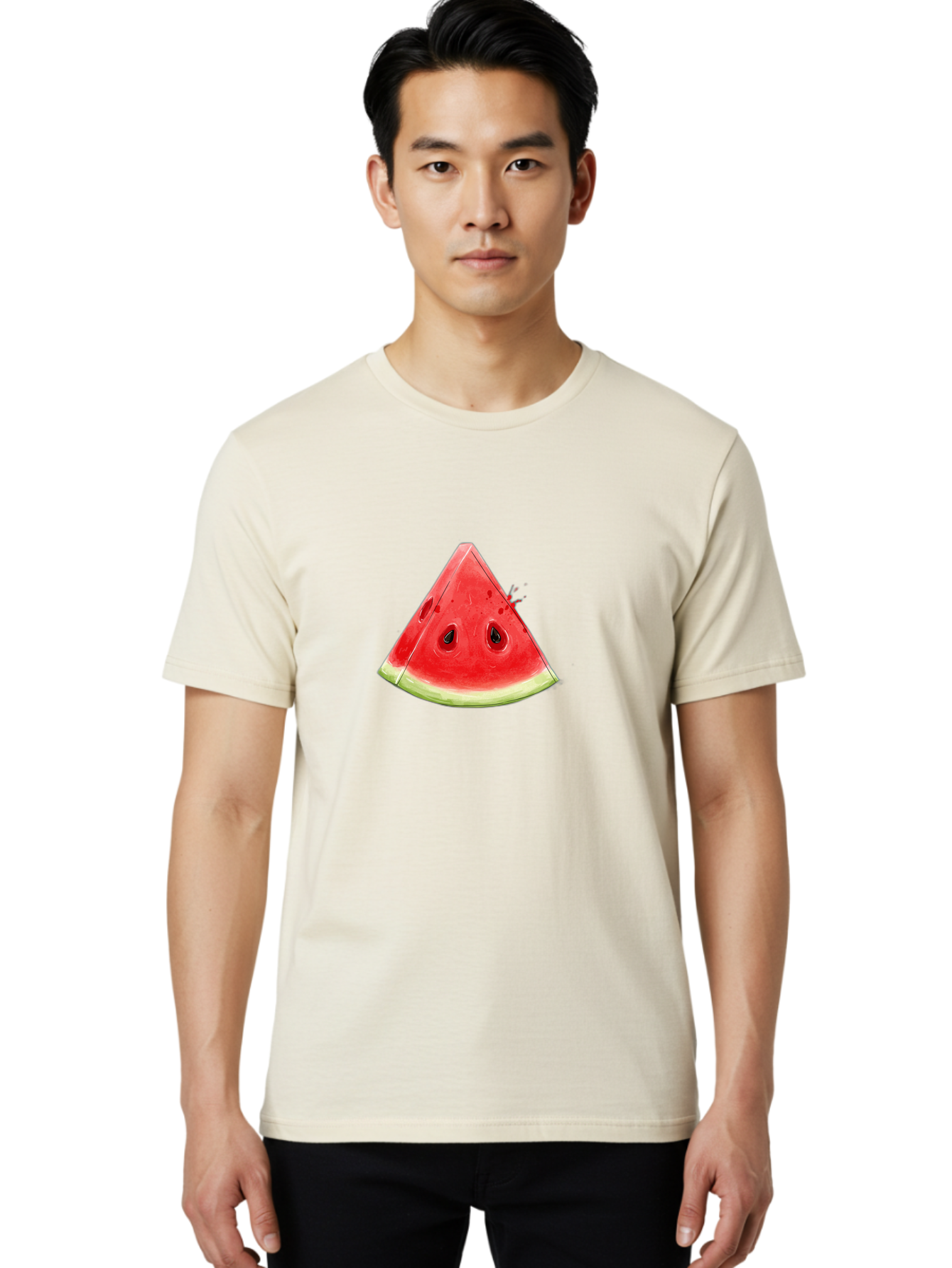 Watermelon-Slice-19 Men'S Graphic Tee, 100% Cotton, Comfortable Casual Summer Wear, Machine Washable, Vintage Camera, Old Camera, Antique Camera, Black Camera, Classic Photography, Photography Equipment, Nostalgic Device, Film Camera, Baf631 18