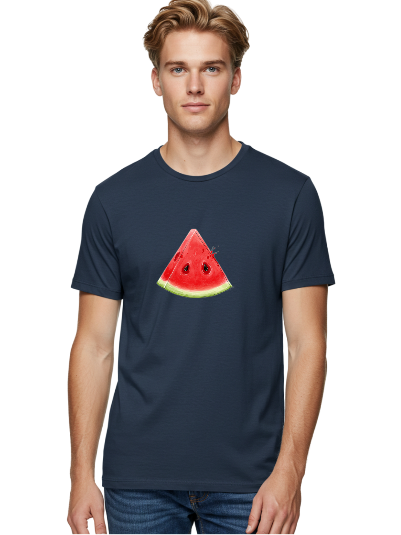 Watermelon-Slice-19 Men'S Graphic Tee, 100% Cotton, Comfortable Casual Summer Wear, Machine Washable, Vintage Camera, Old Camera, Antique Camera, Black Camera, Classic Photography, Photography Equipment, Nostalgic Device, Film Camera, Baf631 6