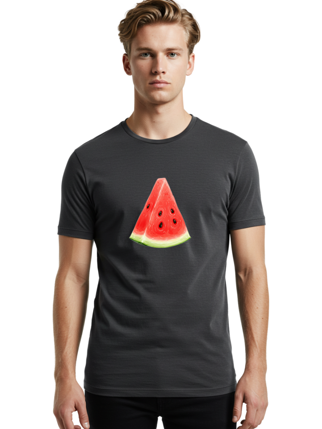 Watermelon-Slice-21 Men'S Graphic Tee, 100% Cotton, Comfortable Casual Summer Wear, Machine Washable, Vintage Camera, Old Camera, Antique Camera, Black Camera, Classic Photography, Photography Equipment, Nostalgic Device, Film Camera, Baf634 18