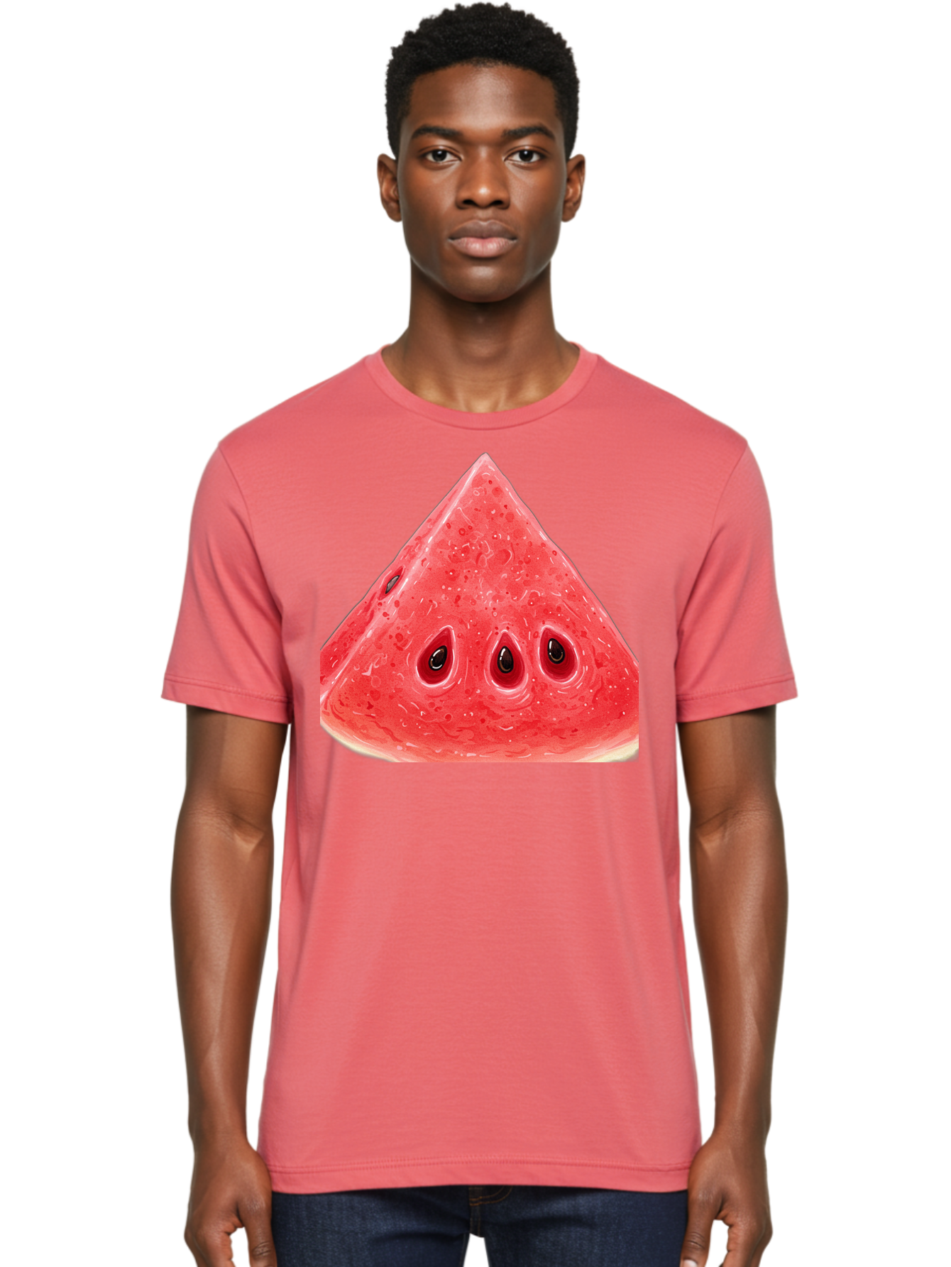 Watermelon-Slice-4 Men'S Graphic Tee, 100% Cotton, Comfortable Casual Summer Wear, Machine Washable, Vintage Camera, Old Camera, Antique Camera, Black Camera, Classic Photography, Photography Equipment, Nostalgic Device, Film Camera, Baf636 8